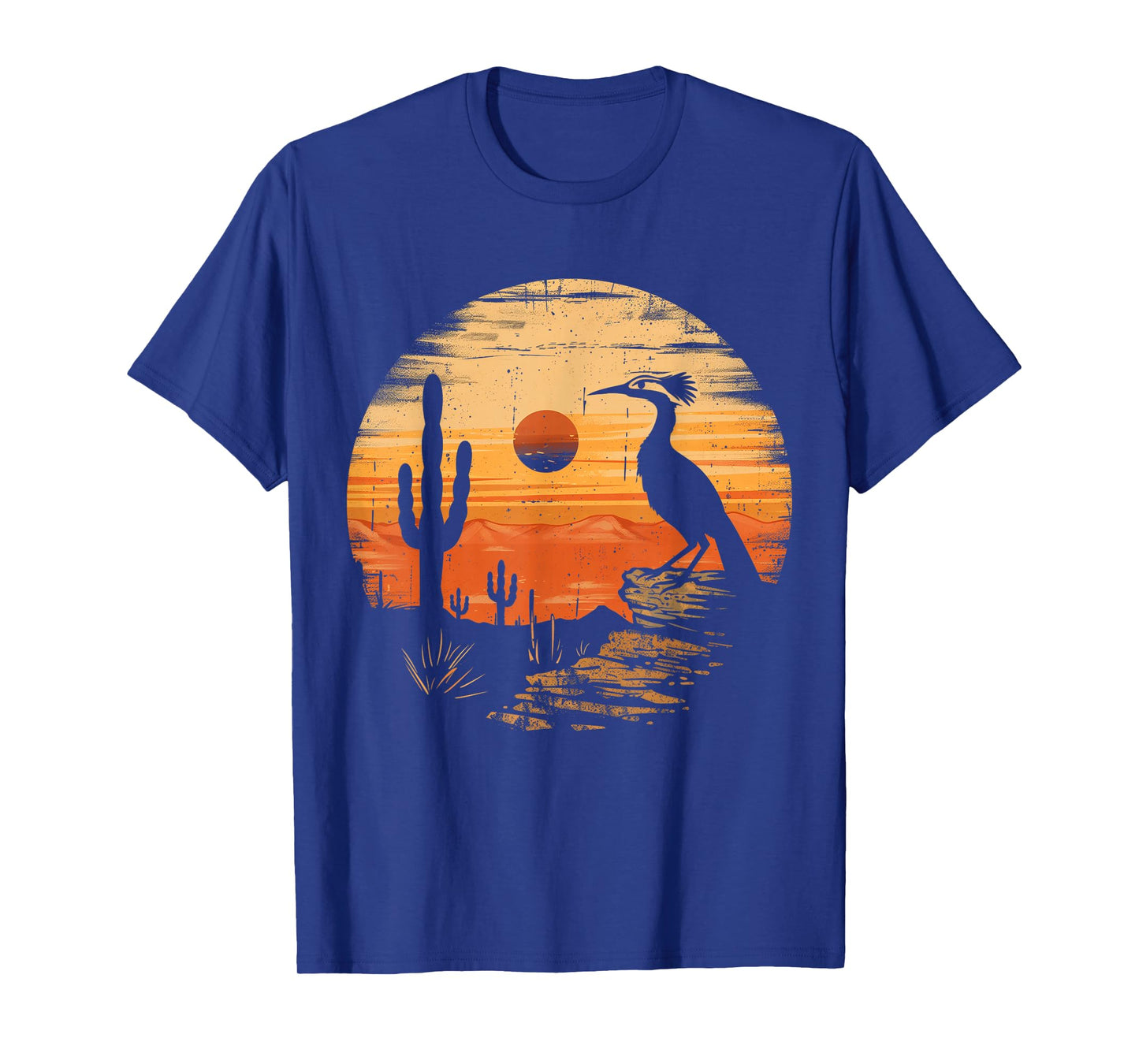 Roadrunner Bird Desert Landscape Cactus Arizona Texas Nevada T-Shirt