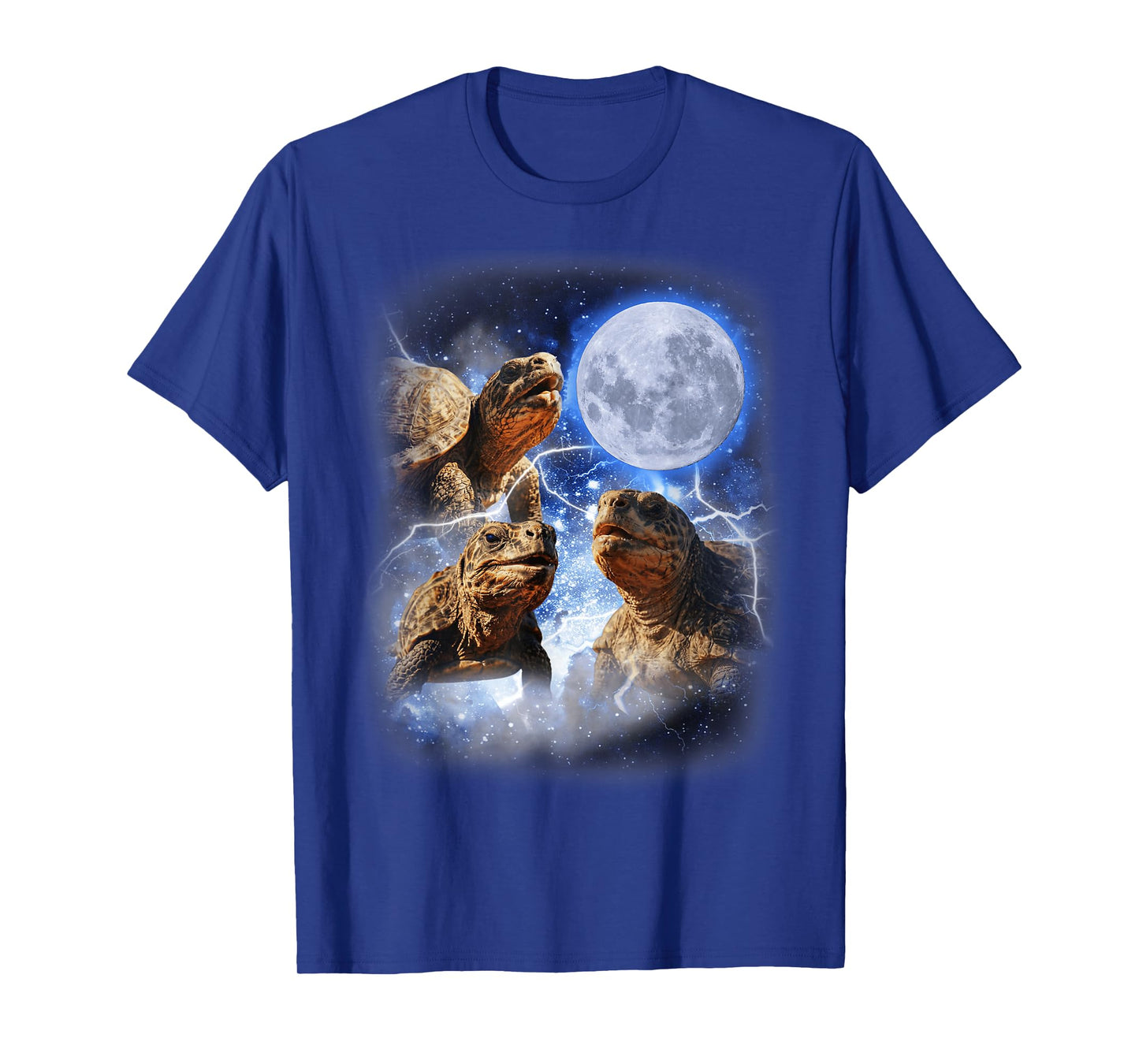 Three Tortoises Moon Howl Wildlife Mountain Turtle Meme T-Shirt