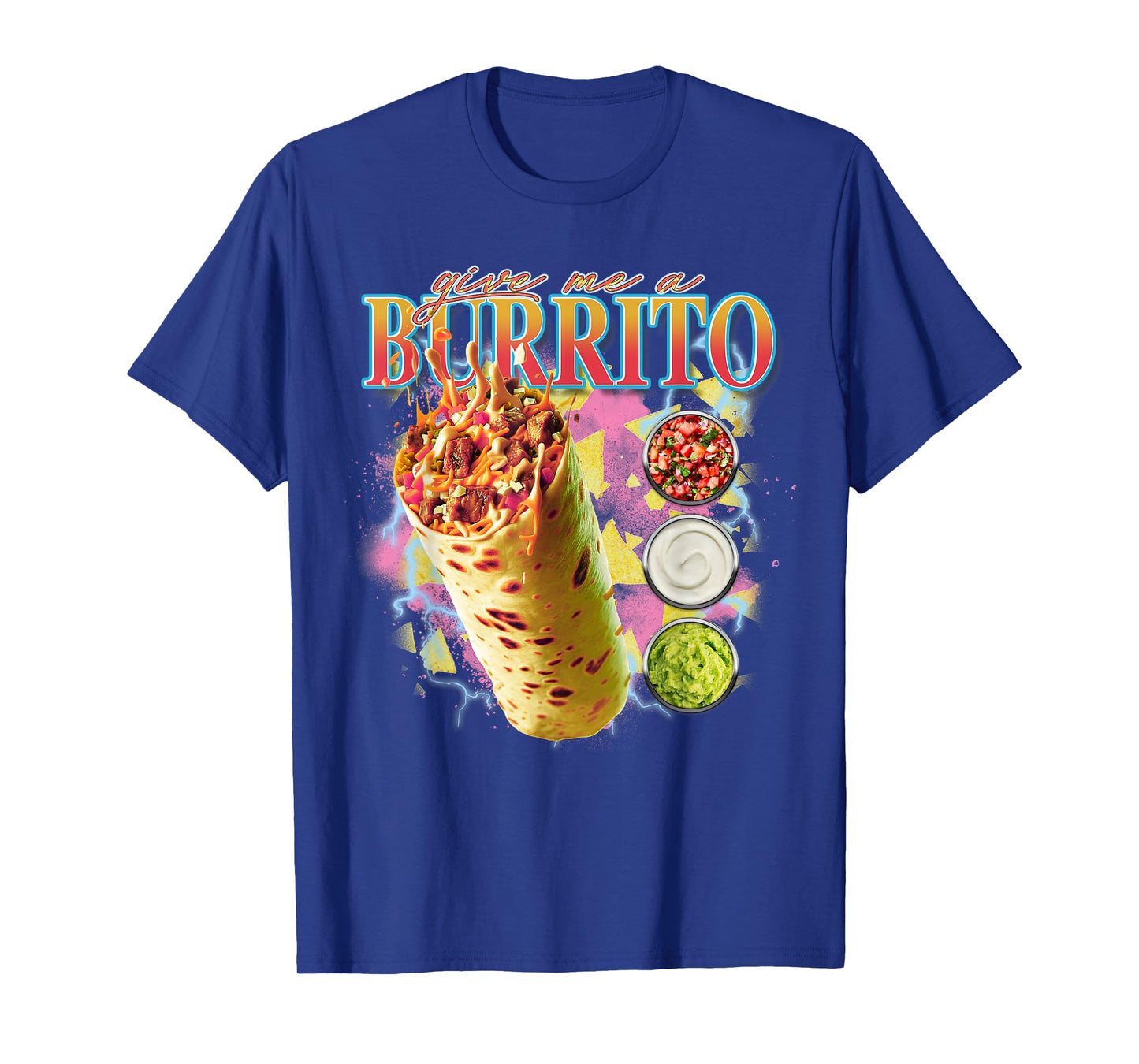 Give Me A Burrito 90s Bootleg Rap Rock Concert T-Shirt
