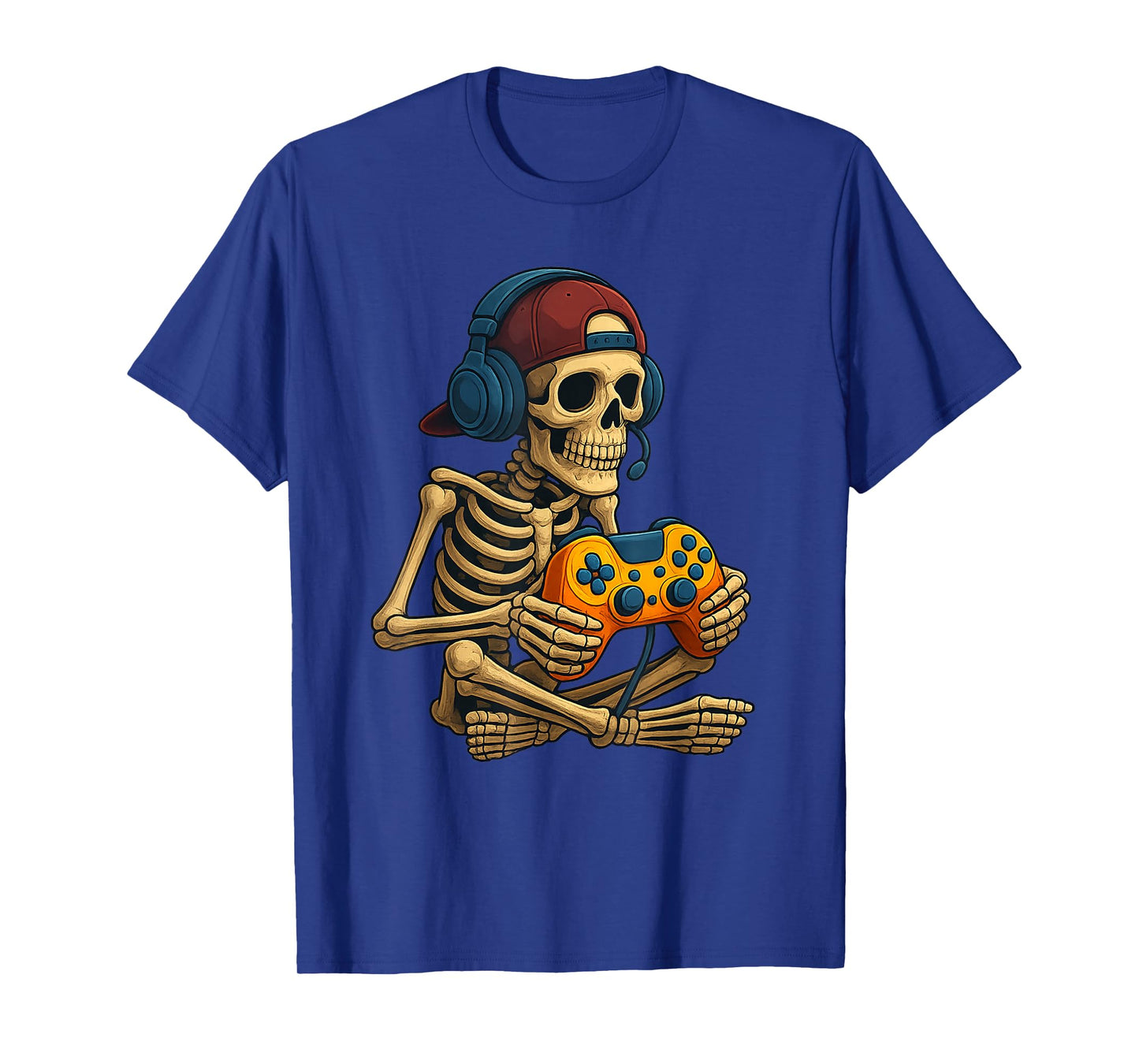Gamer Halloween – Video Game Skeleton with Controller T-Shirt