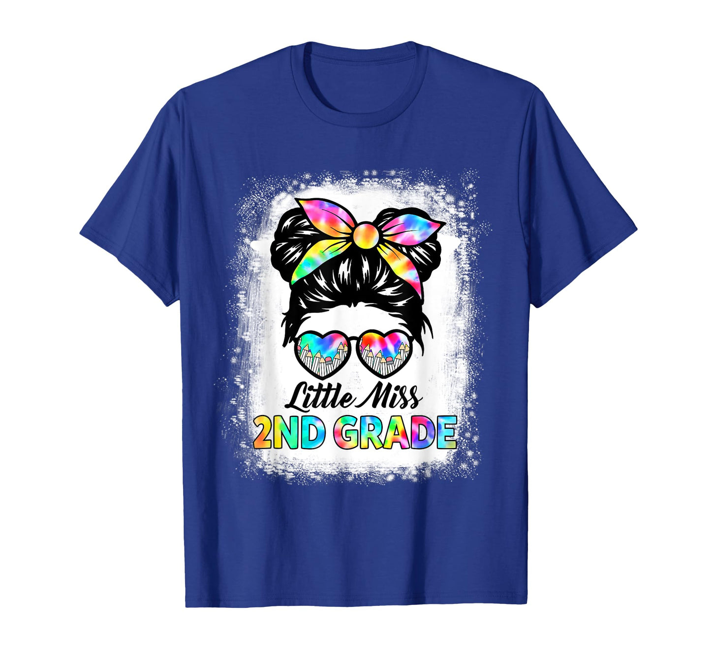 Girls Second Grade Back To School Cute Little Miss 2nd Grade T-Shirt