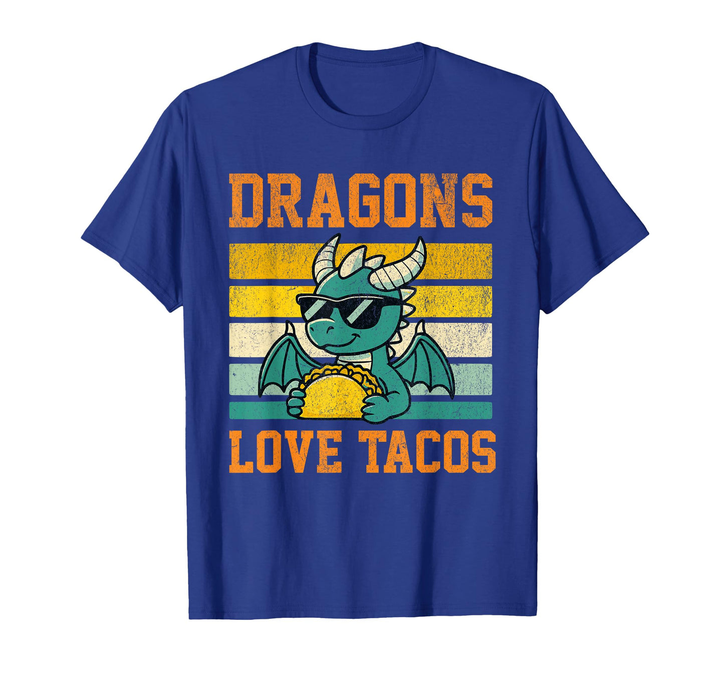 Dragons Love Tacos Funny Mexican Food Fiesta Men Women Kids T-Shirt
