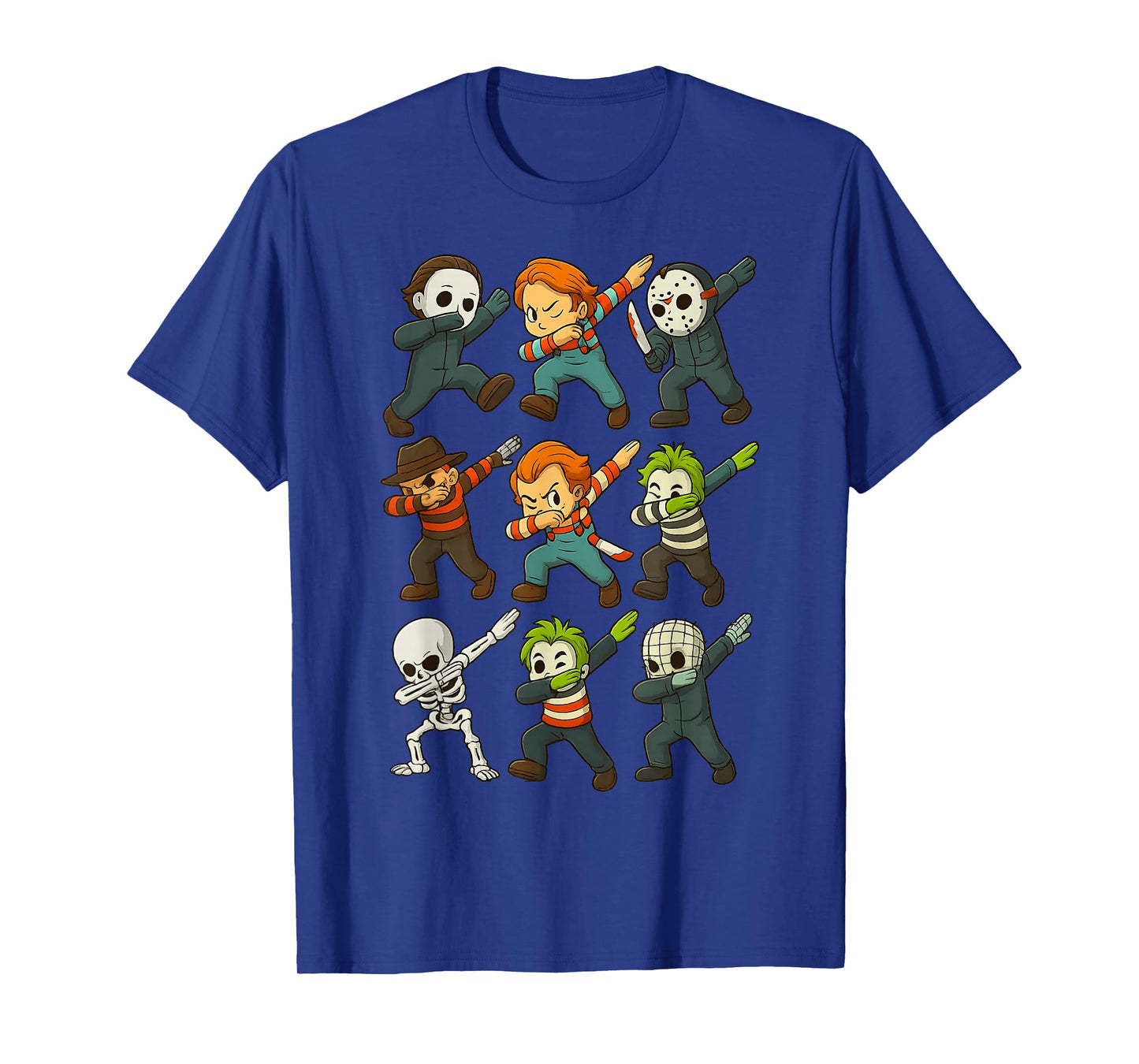 Dabbing Halloween Ghost Skeleton Zombie Funny Scary T-Shirt