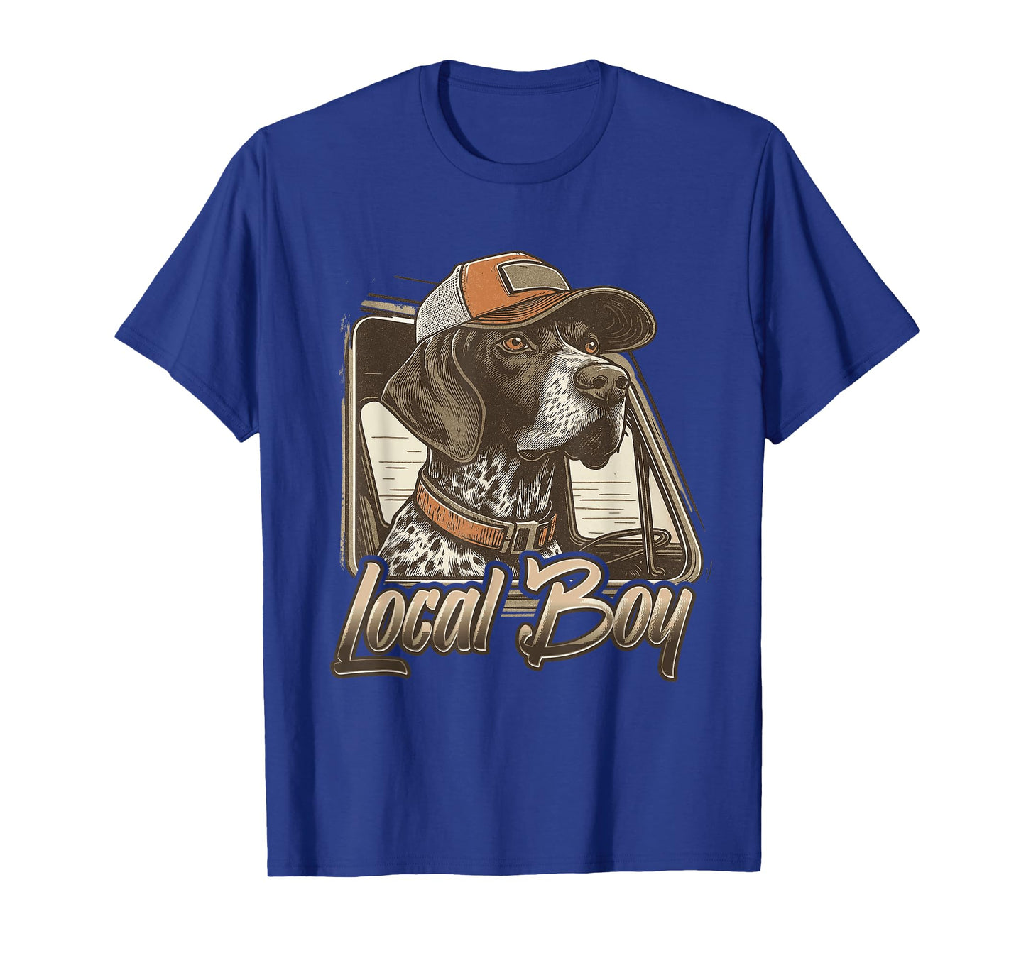 Local Boy Hunting Dog Retro Southern Country Pride Vintage T-Shirt
