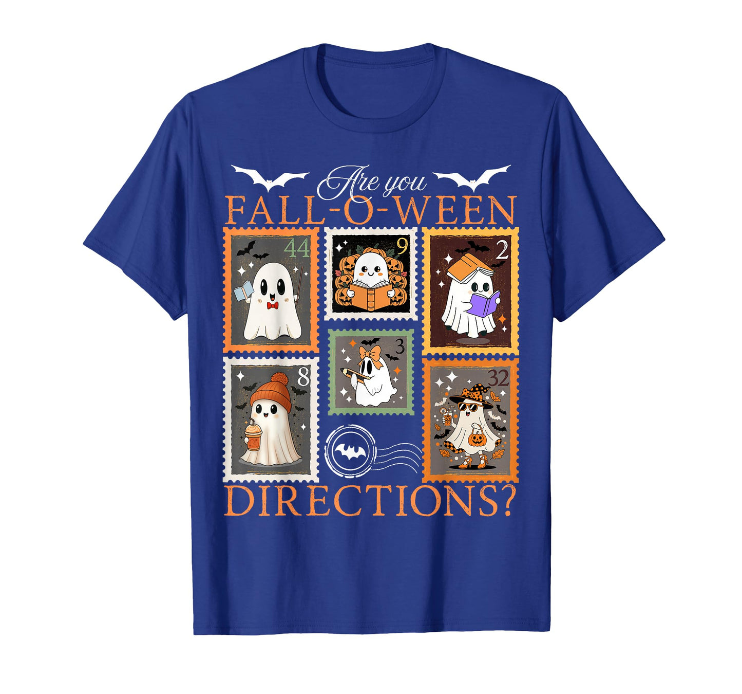 are You Fall O Ween Directions Teacher Halloween Stamps Joke T-Shirt