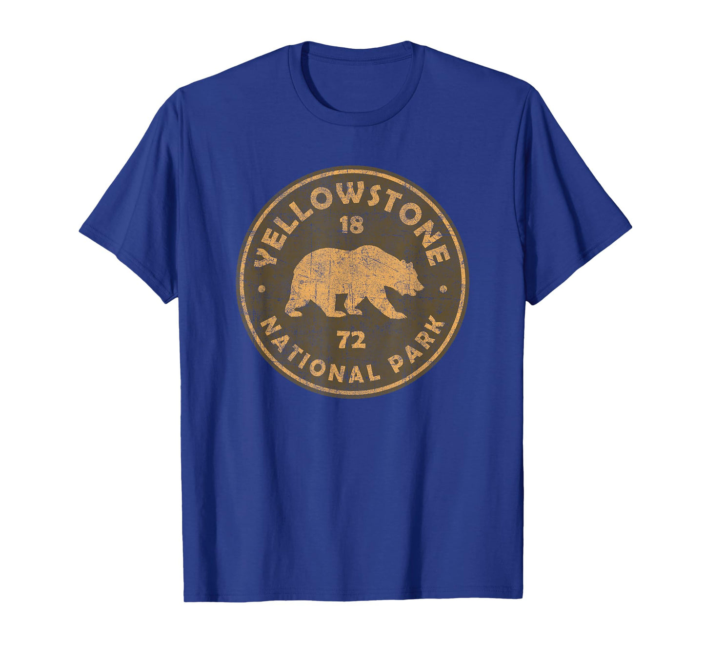 Vintage Yellowstone National Park Souvenir Womens Mens T-Shirt