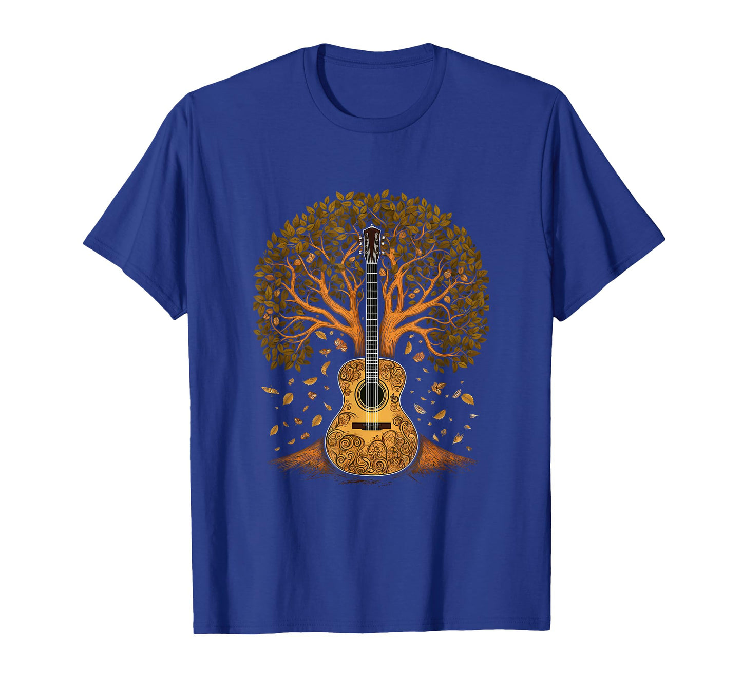 Acoustic Guitar Tree of Life, Guitar Tree T-Shirt