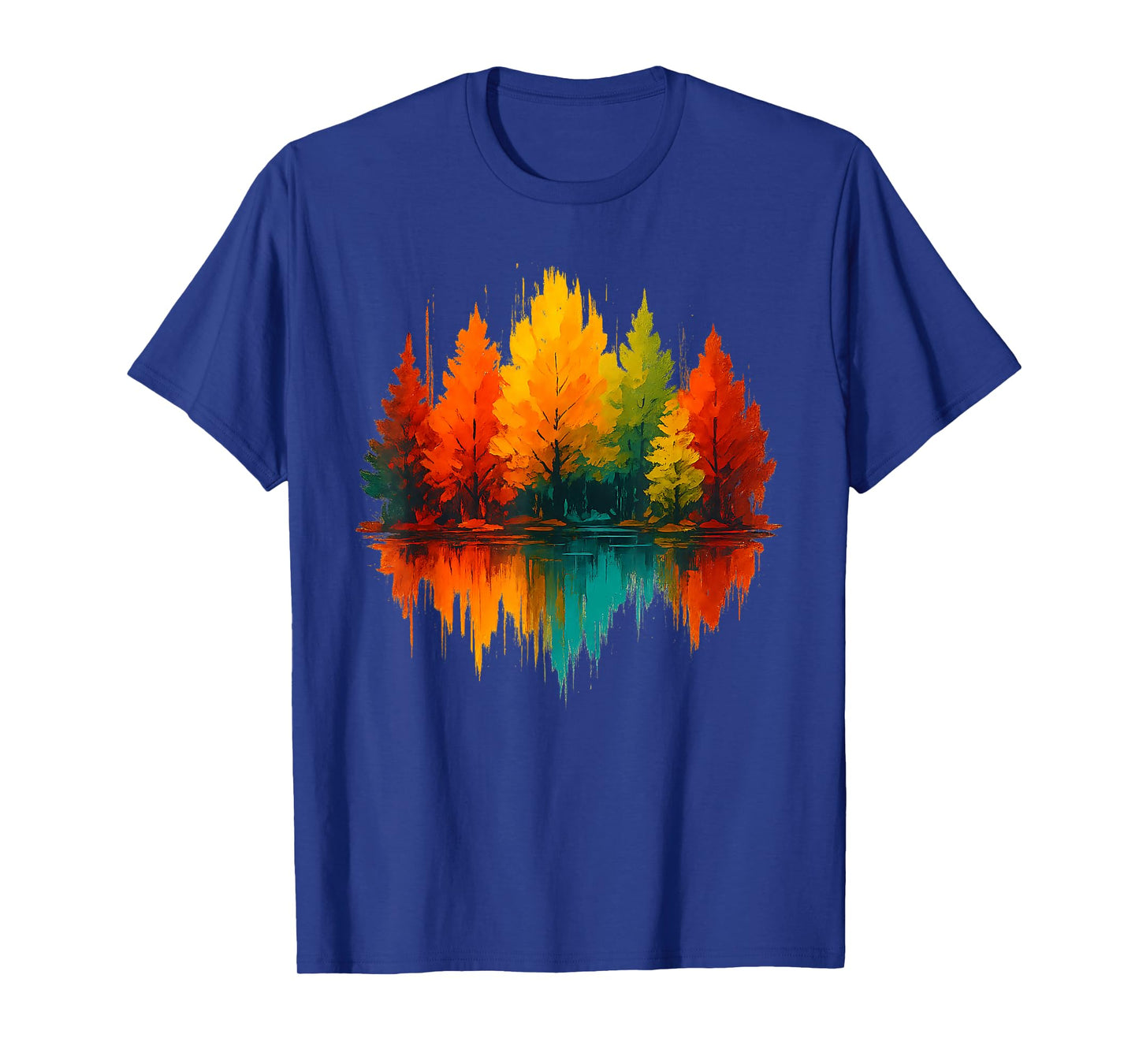 Outdoor Wildlife Abstract Nature Reflection Forest Trees T-Shirt