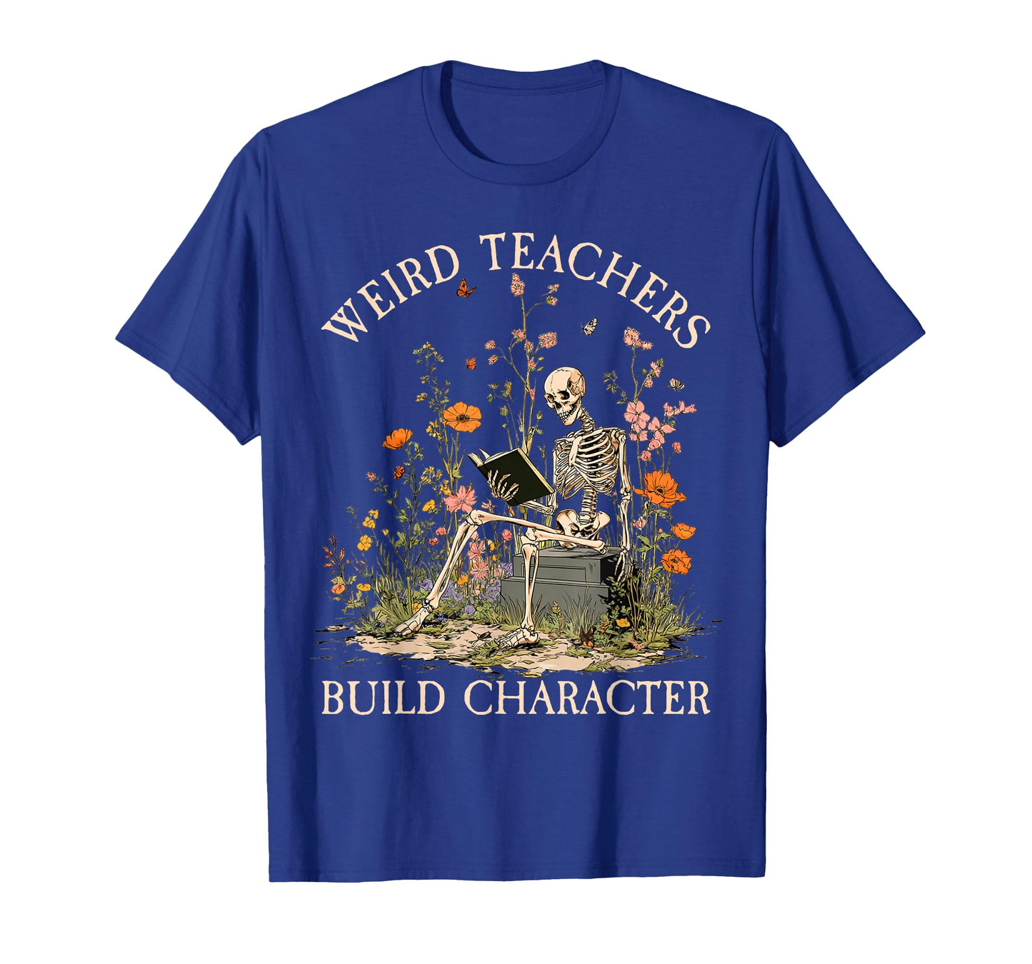 Weird Teachers Build Character Shirt - Teacher Halloween T-Shirt