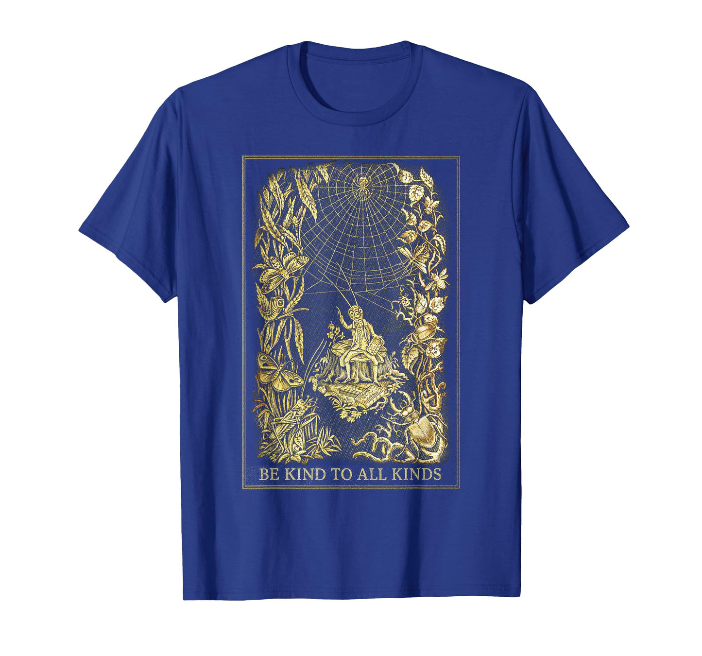 Vintage Be Kind To All Kinds Bugs Entomology Entomologist T-Shirt