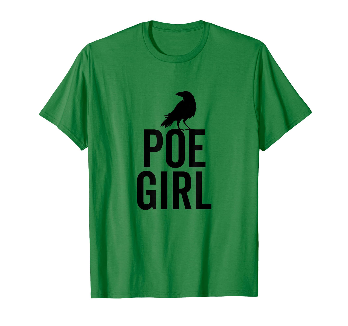 Edgar Allan Poe Funny Poe Girl Hipster Bookworm Book Nerd T-Shirt