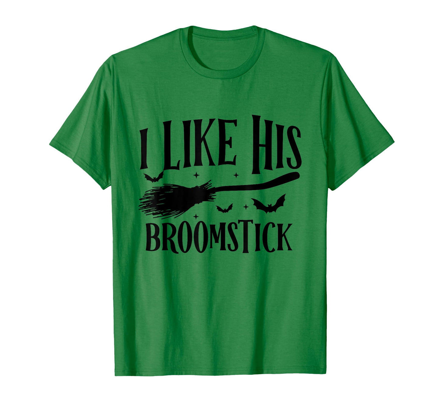 I Like Her Pumpkins Halloween Couple I Like His Broomstick T-Shirt