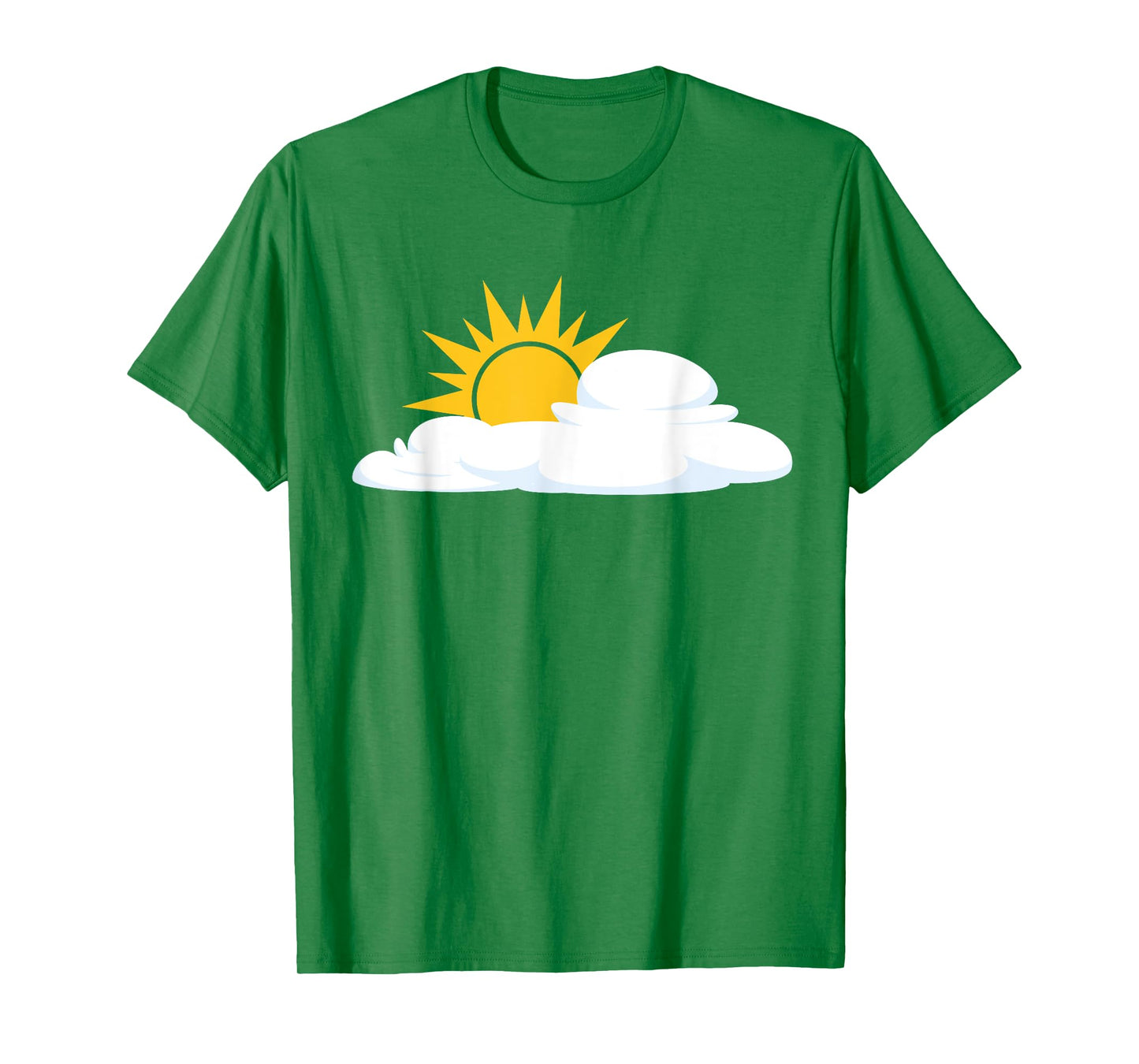 White Cloud With Sunshine Men Women Kids T-Shirt