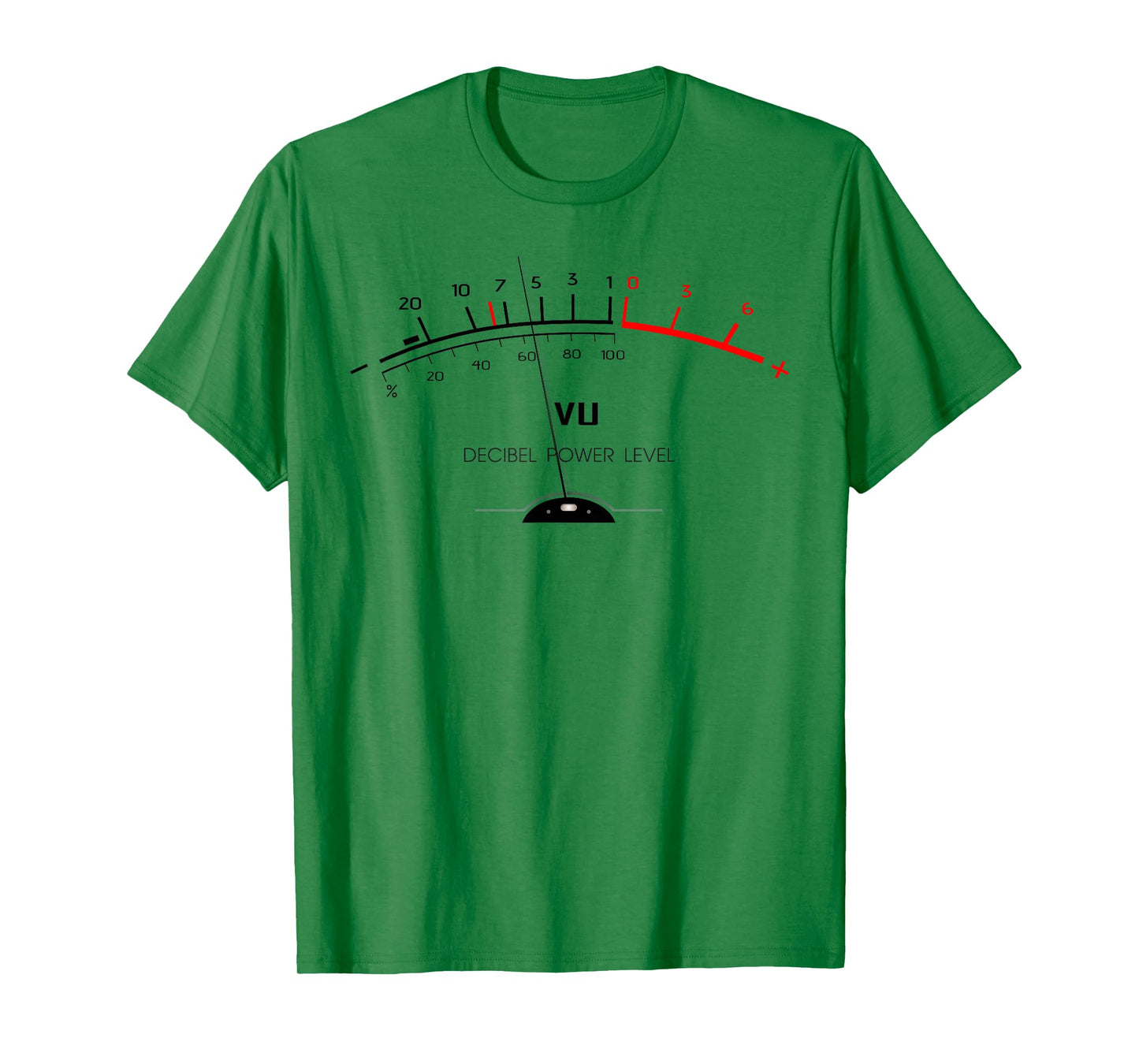 Retro VU Meter Sound Level Studio Hi-Fi Vintage Stereo Music T-Shirt