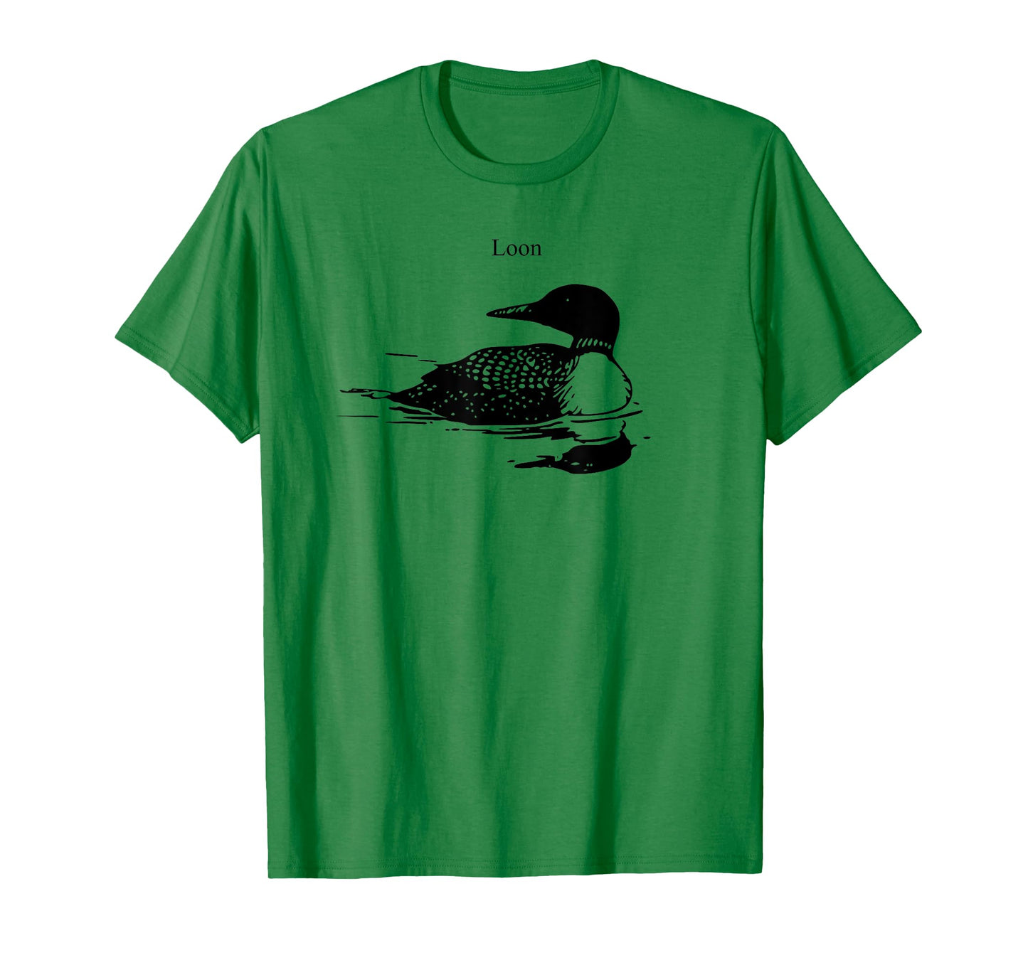 Northern Loon Bird Lover Art Illustration T-Shirt