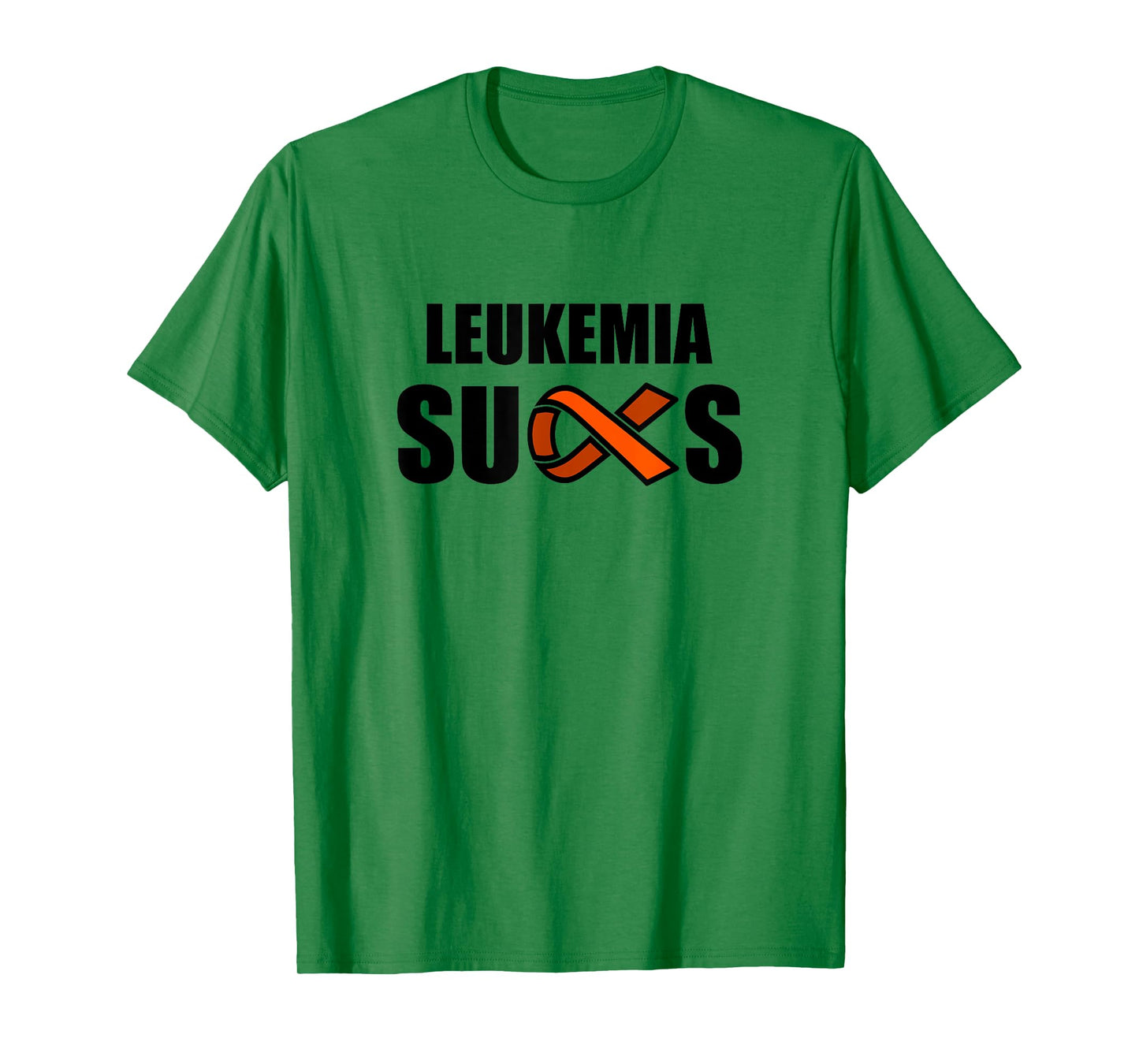 Leukemia Sucks, Leukemia Awareness Month Orange Ribbon T-Shirt