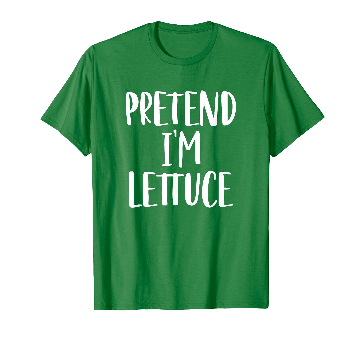 Pretend I'm Lettuce Vegetable Costume Halloween Party T-Shirt