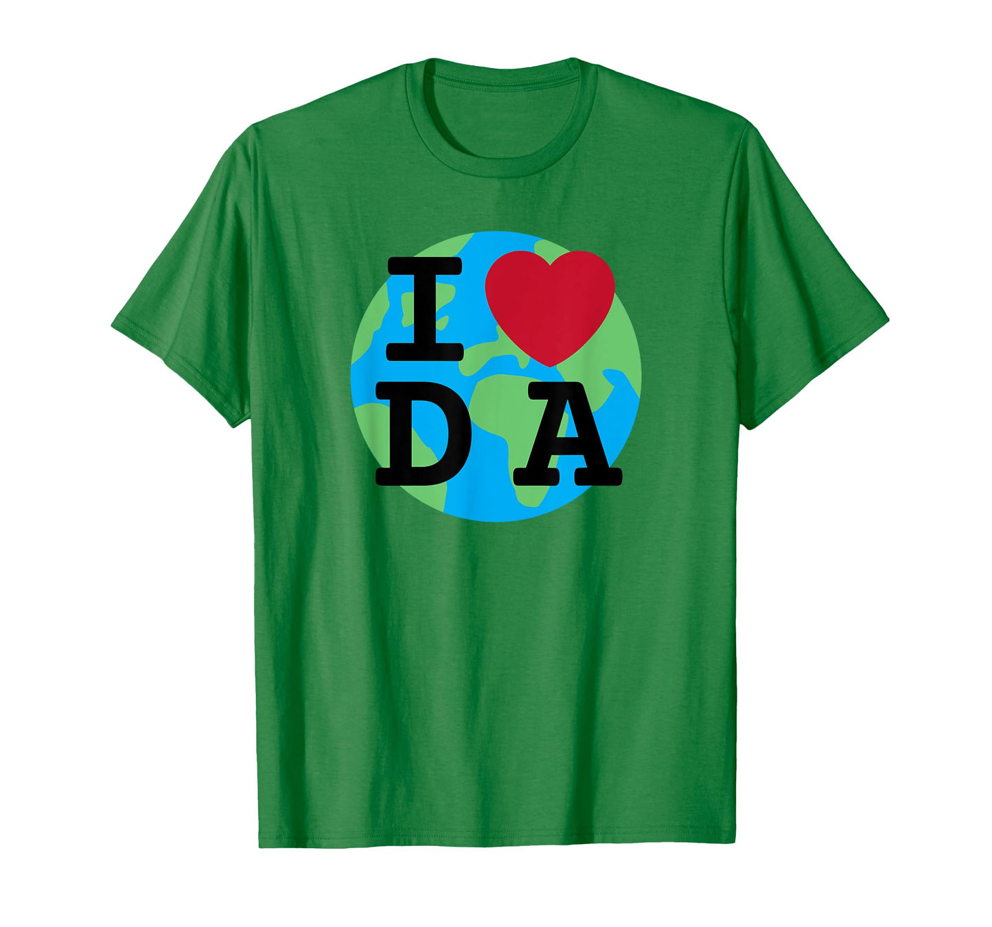 I Love DA Heart David Attenborough Fan Earth T-Shirt