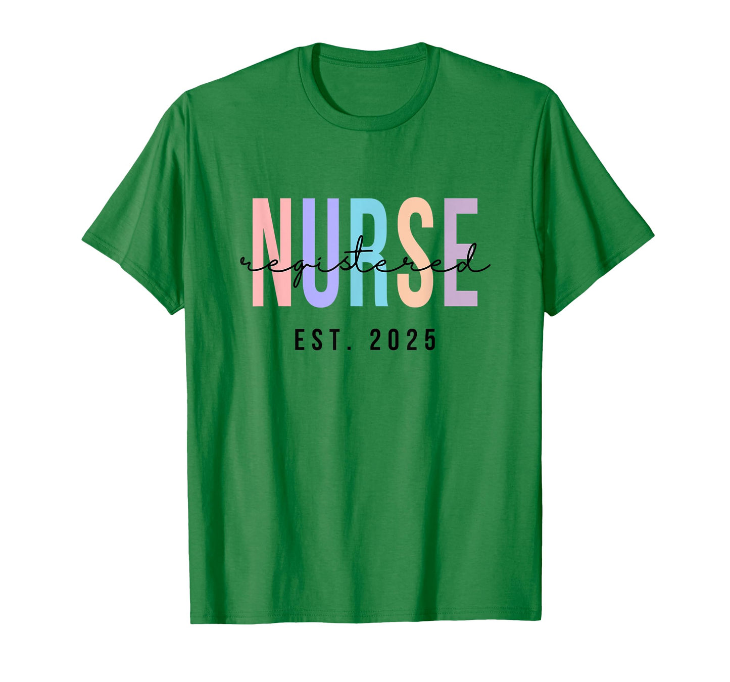 Nurse Established 2025 RN Registered Nurse Emergency Room T-Shirt