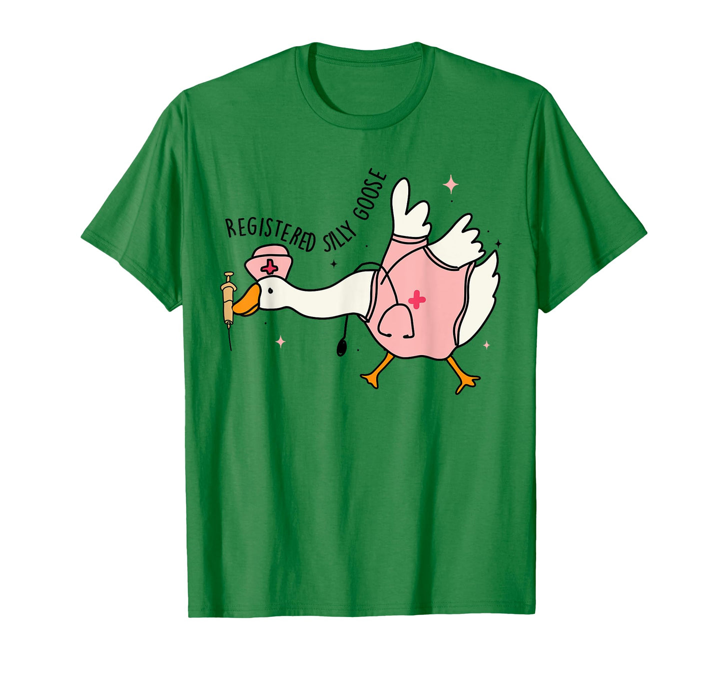 Funny Registered Silly Goose Nurse Week 2025 Nursing School T-Shirt