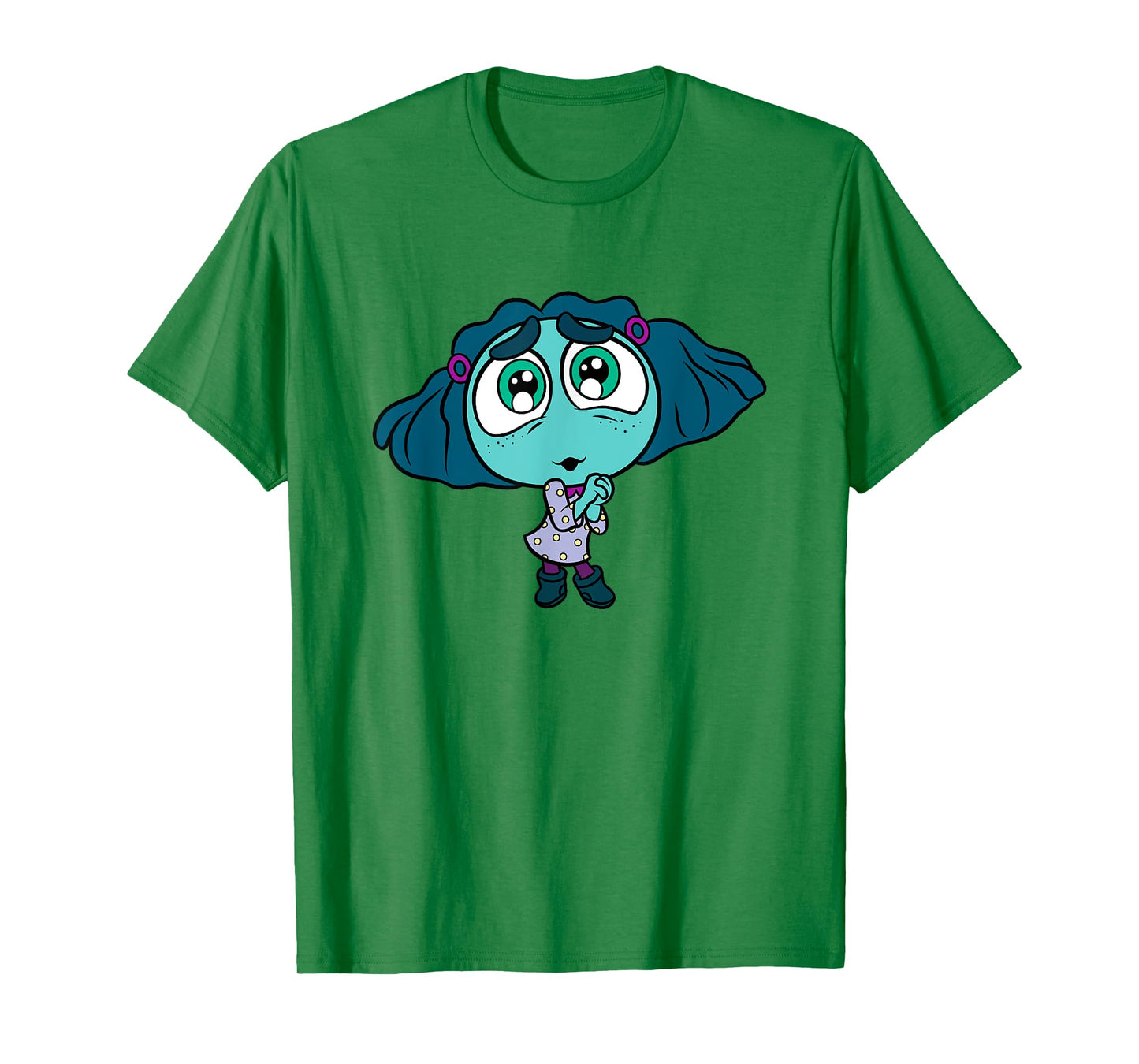 Disney Pixar Inside Out 2 Little Cute Envy Big Eyes Portrait T-Shirt