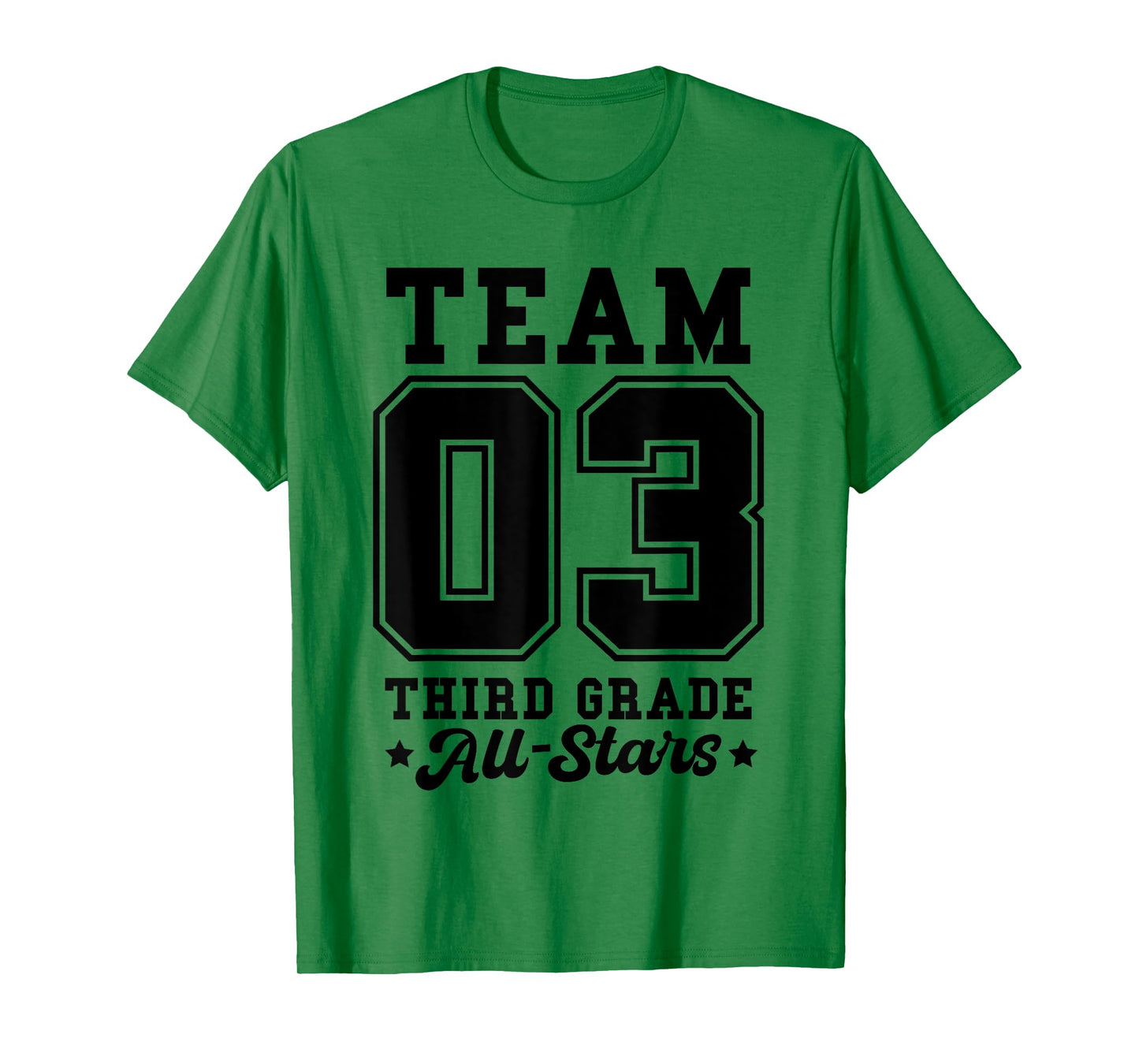Team 3rd Grade All-Stars Back To School Sports Jersey T-Shirt
