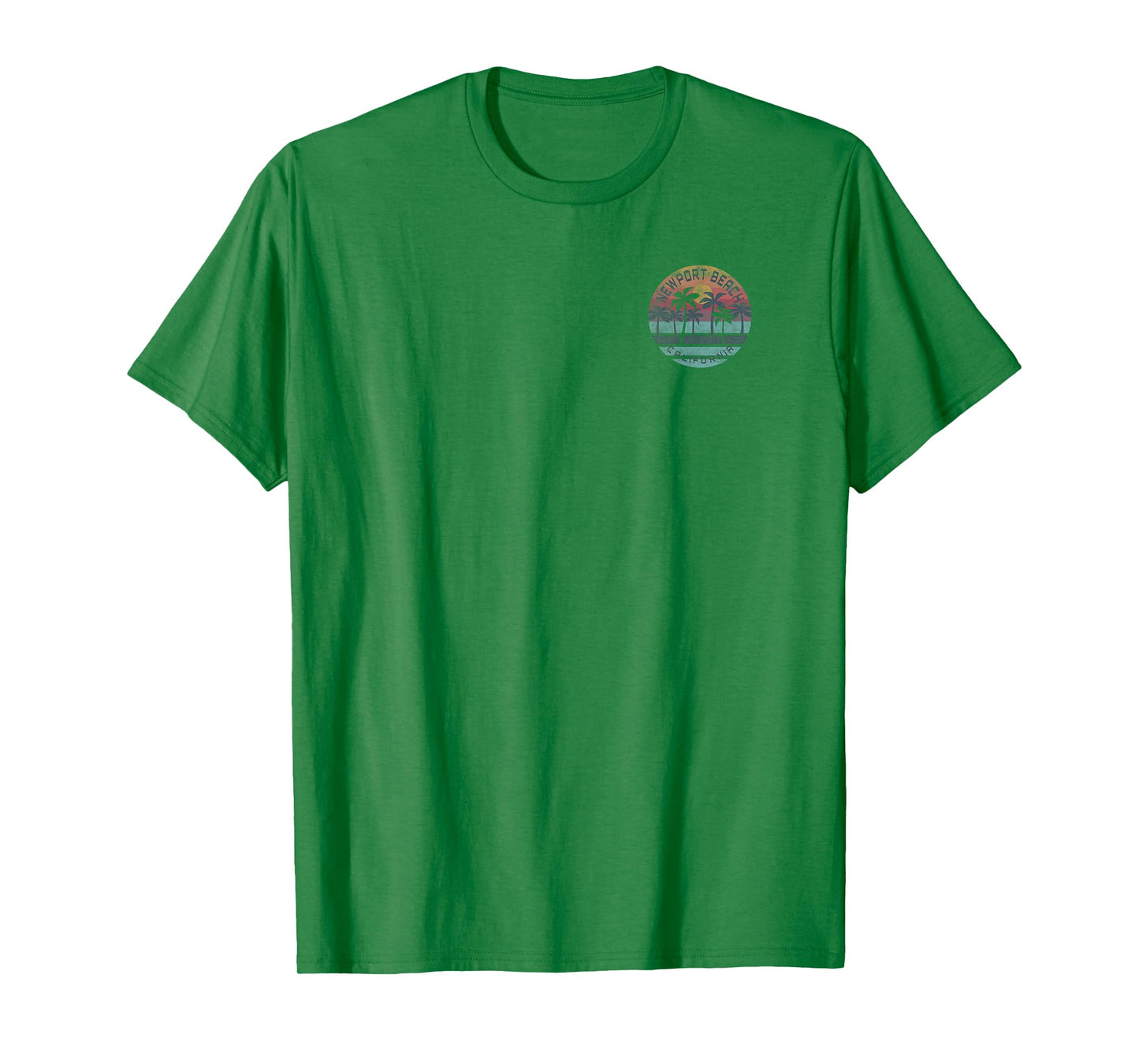 Newport Beach, California Palm Tree Graphic T-Shirt