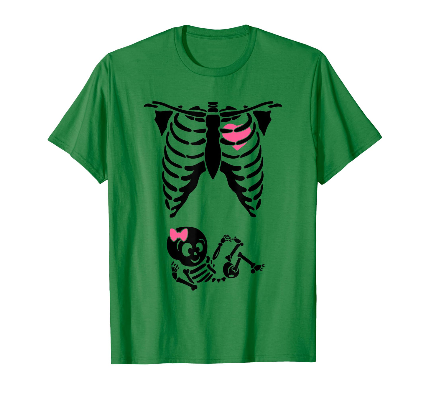 Baby Shower Skeleton Halloween Pregnancy Annoucement New Mom T-Shirt