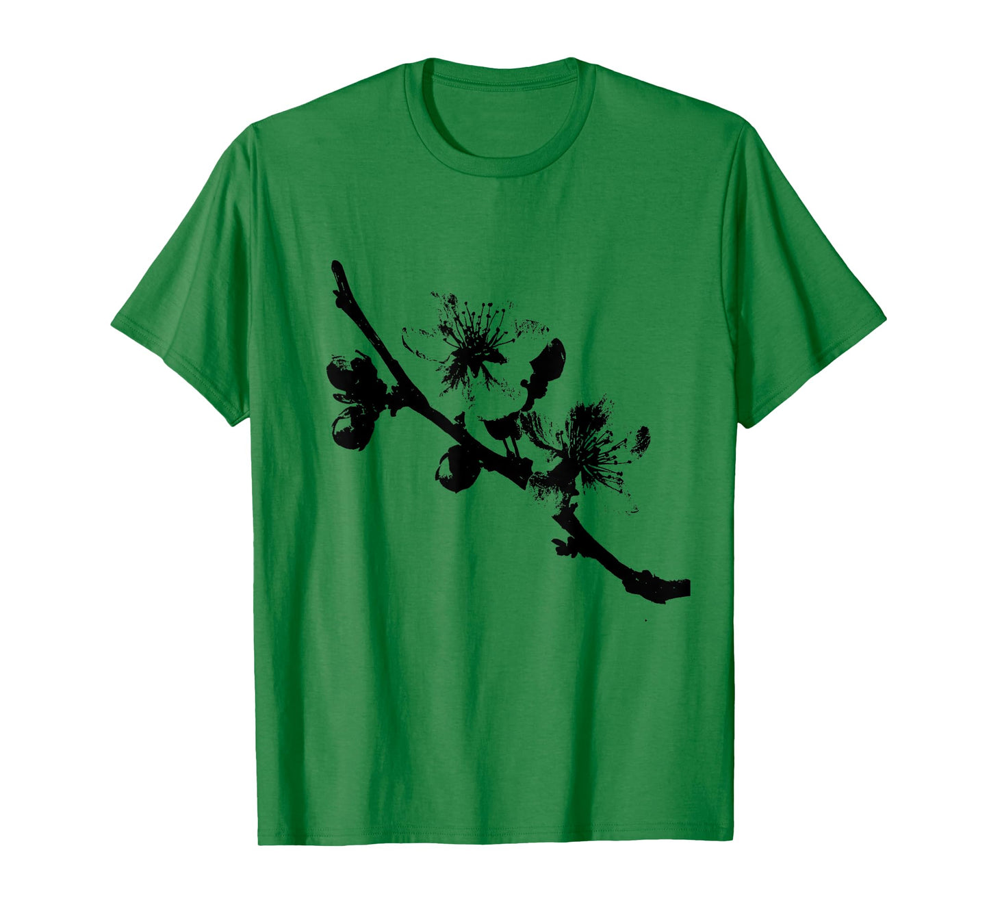 Japanese Cherry Blossom Tree Art Abstract Japan Aesthetic T-Shirt