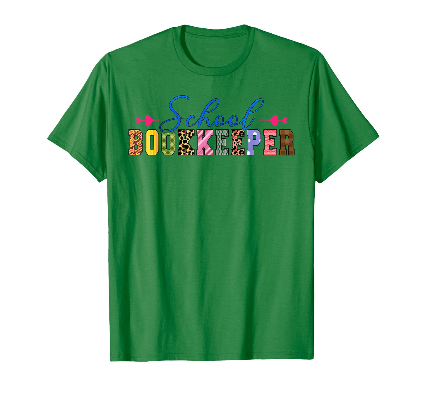 School Bookkeeper Appreciation Leopard T-Shirt