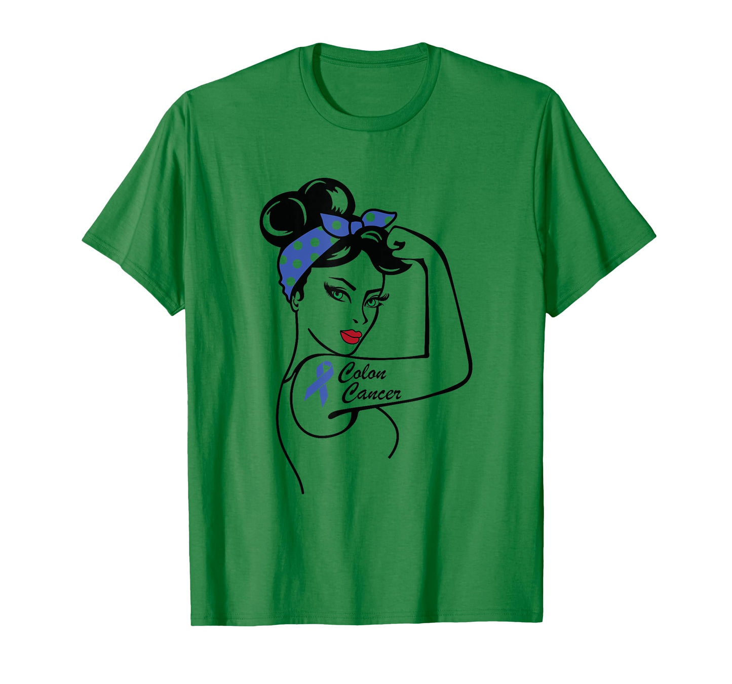 Colon Cancer Awareness Supporter Rosie Colorectal Cancer T-Shirt