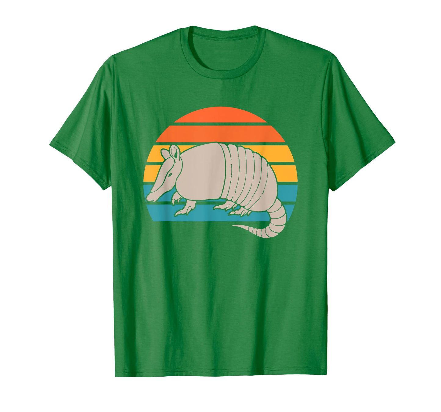 Animal Lover Outdoors Wild Nature Wildlife Retro Armadillo T-Shirt