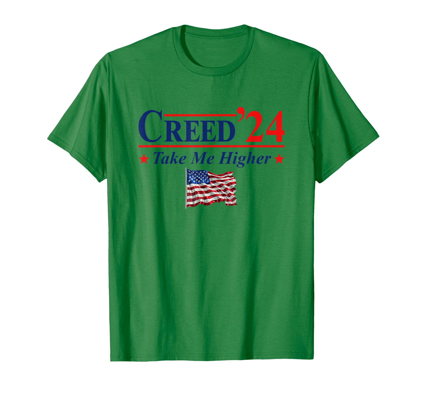 Creed '24 Take Me Higher Creed 2024 Take Me Higher Us Flag T-Shirt