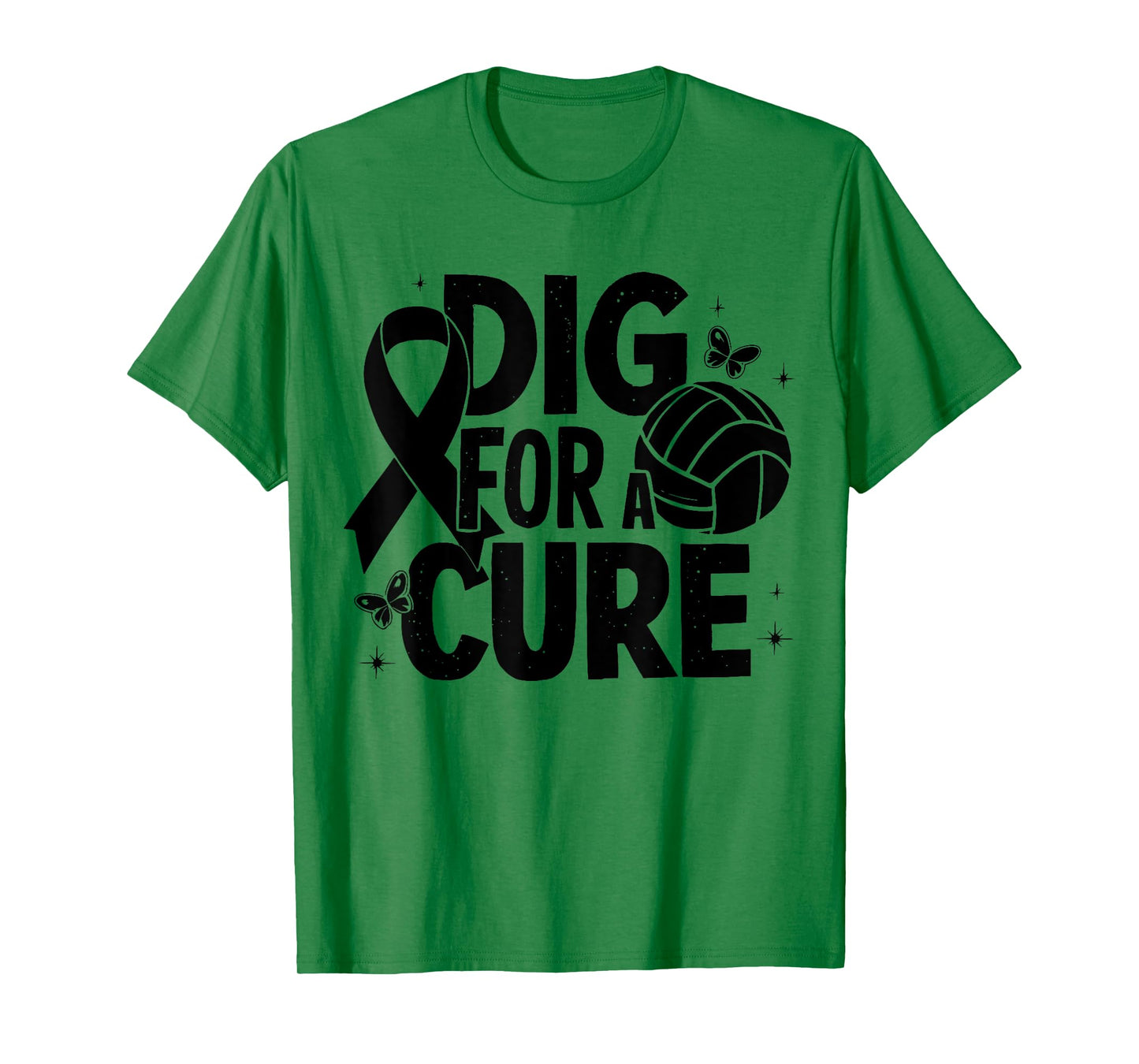 Dig For A Cure Breast Cancer Awareness Volleyball Pink T-Shirt