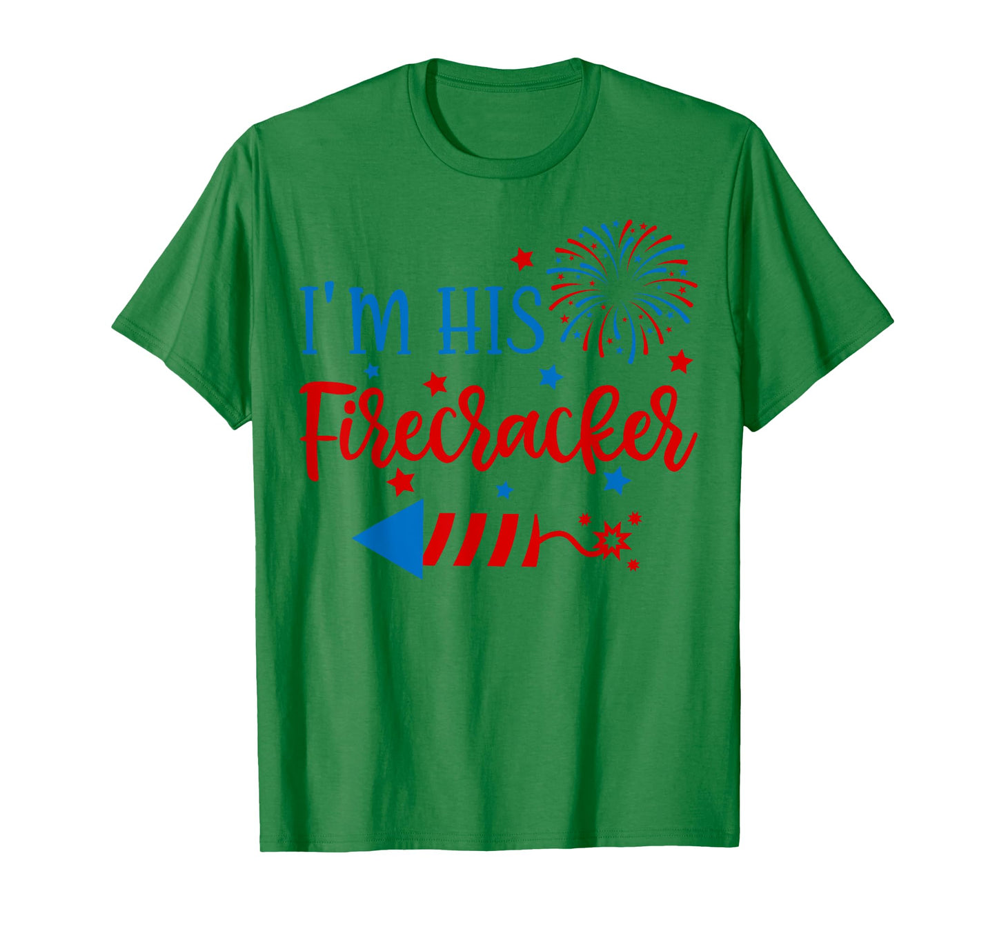 I'm His Firecracker 4th Of July His Her Matching Couple T-Shirt