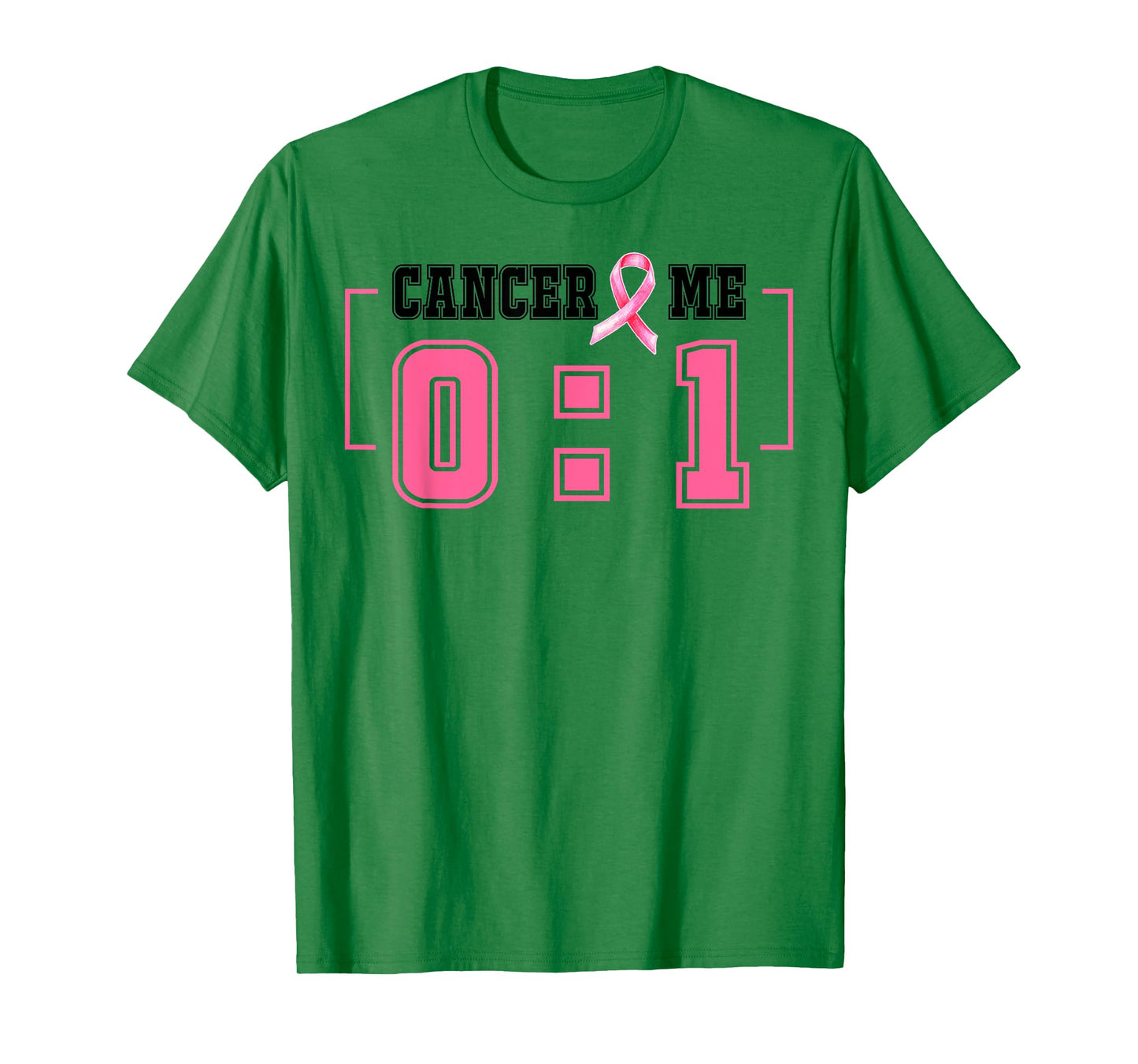 Cancer 0 Me 1 Shirt Breast Cancer Awareness Survivor Gift T-Shirt