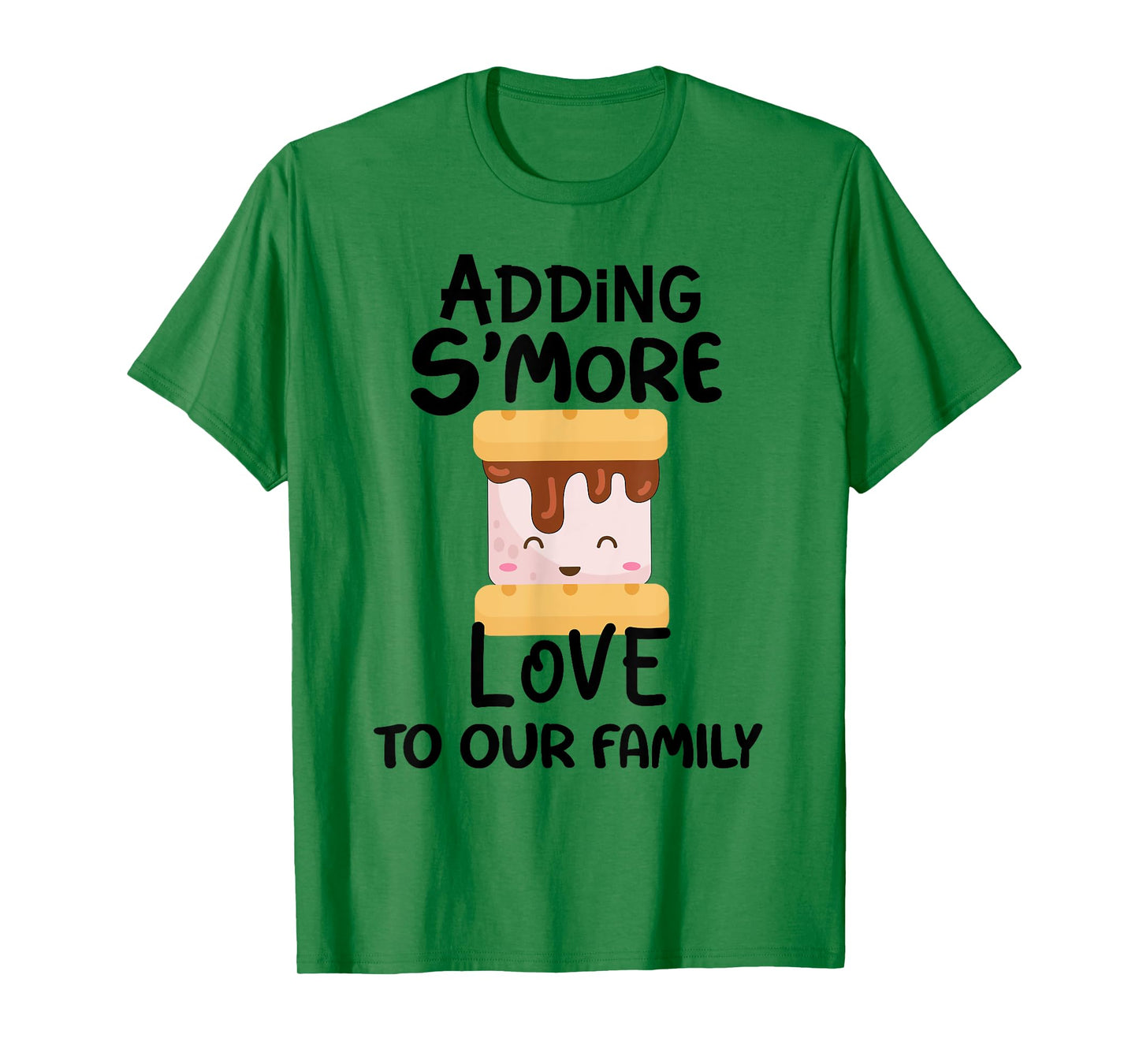 Adding Smore Love To Our Family Camping Pregnancy Announceme T-Shirt