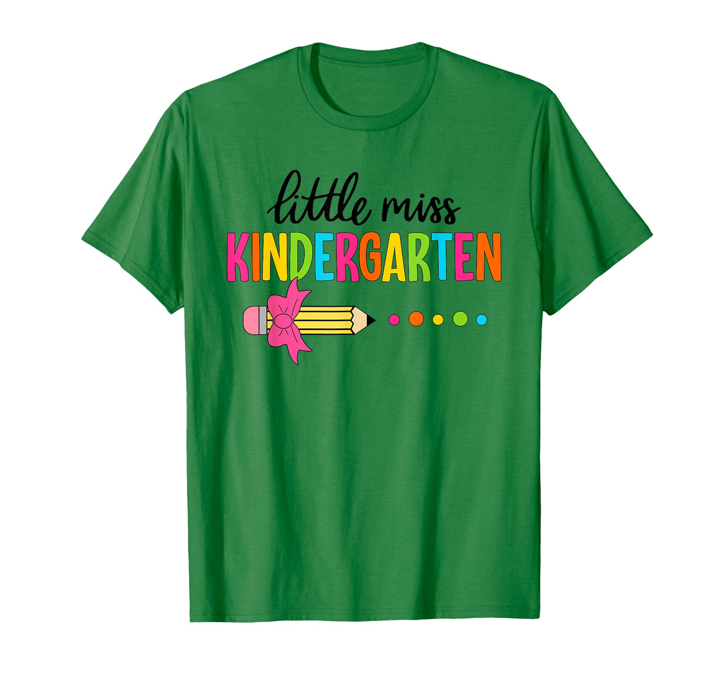 Little Miss Kindergarten Girl Back To School Kindergarten T-Shirt
