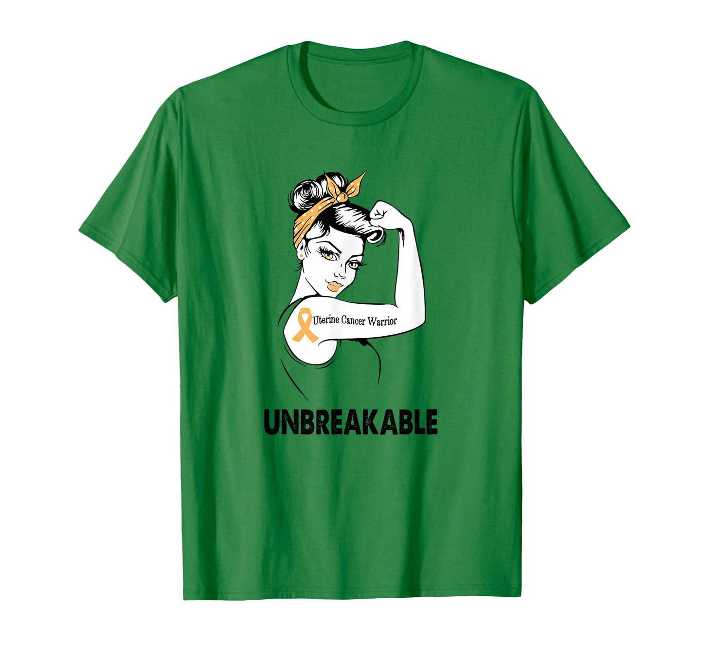 Uterine Cancer Warrior Unbreakable Gift Awareness T-Shirt