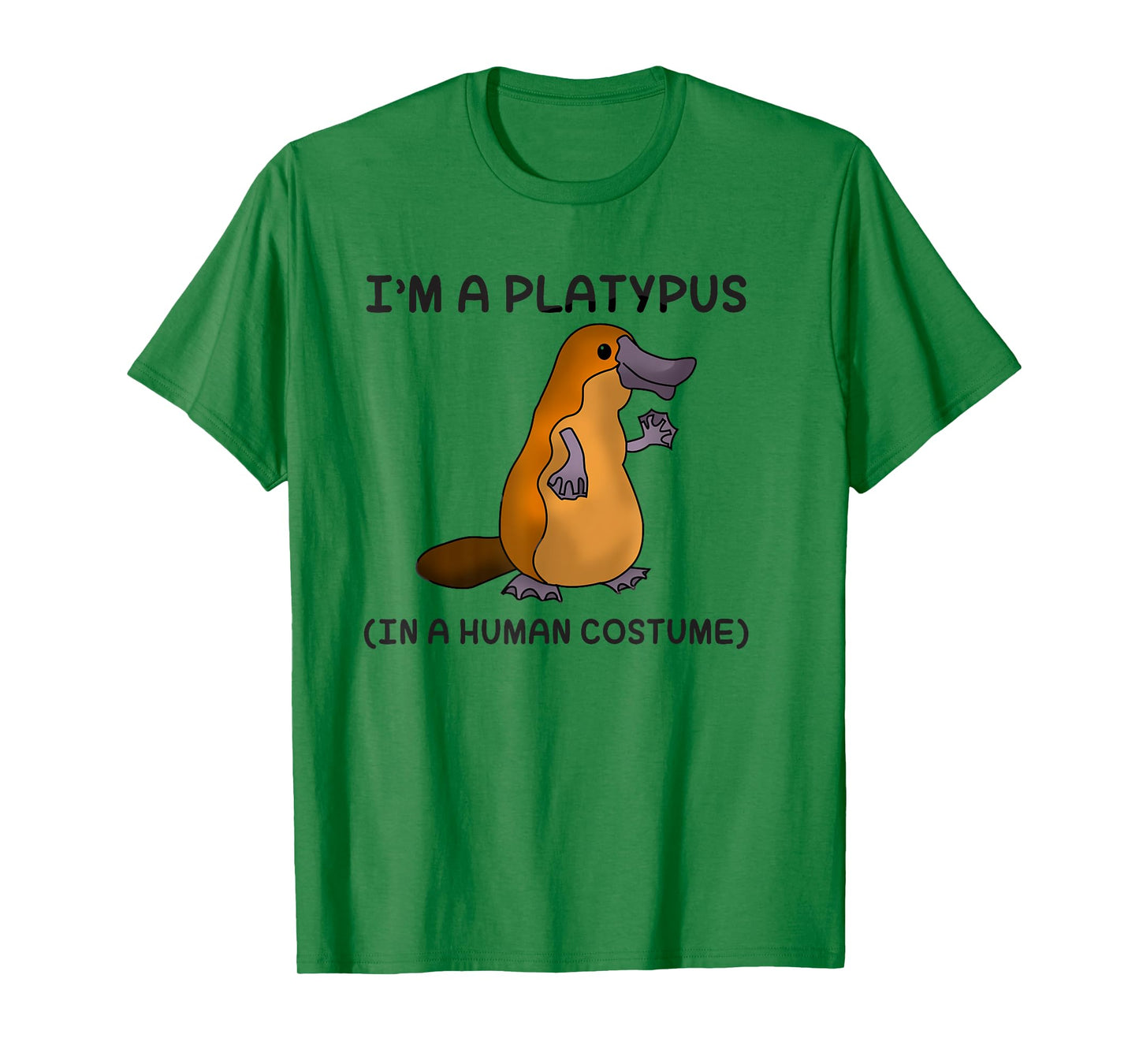 Platypus in a Human Costume Shirt for Kids T-Shirt