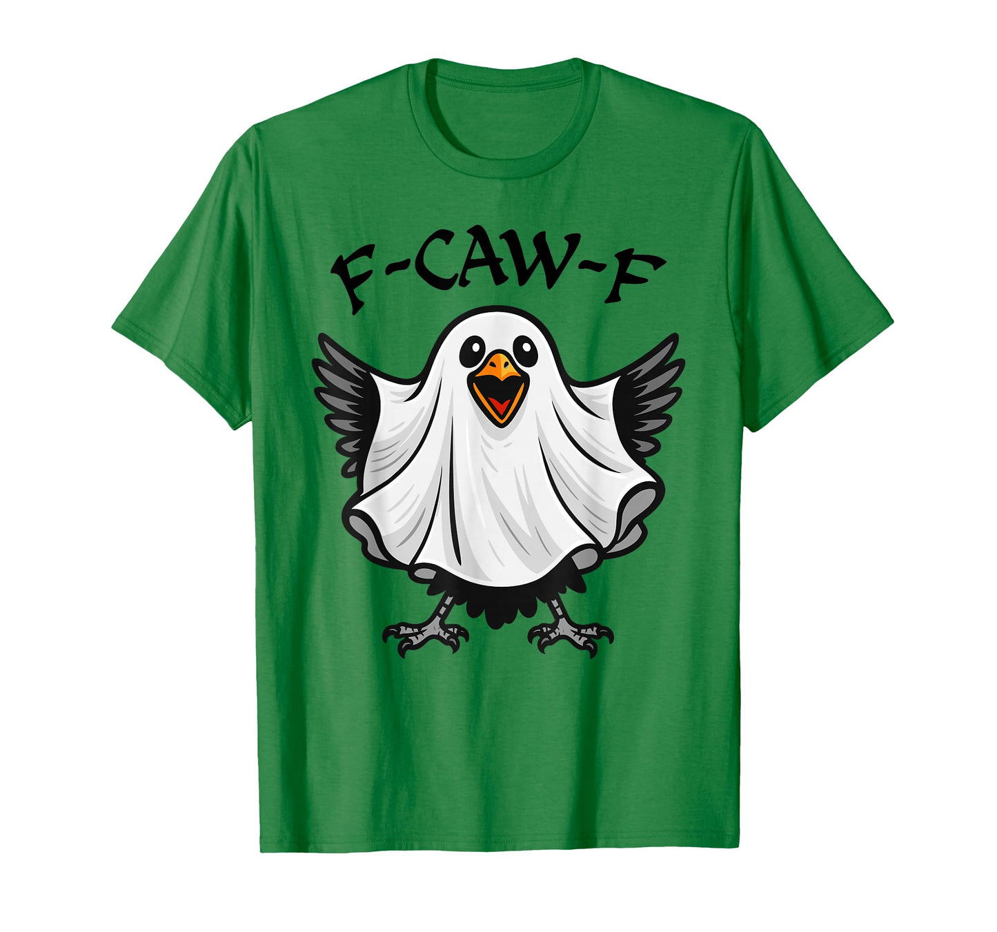 F-Caw-F Crow Ghost Humor Halloween T-Shirt