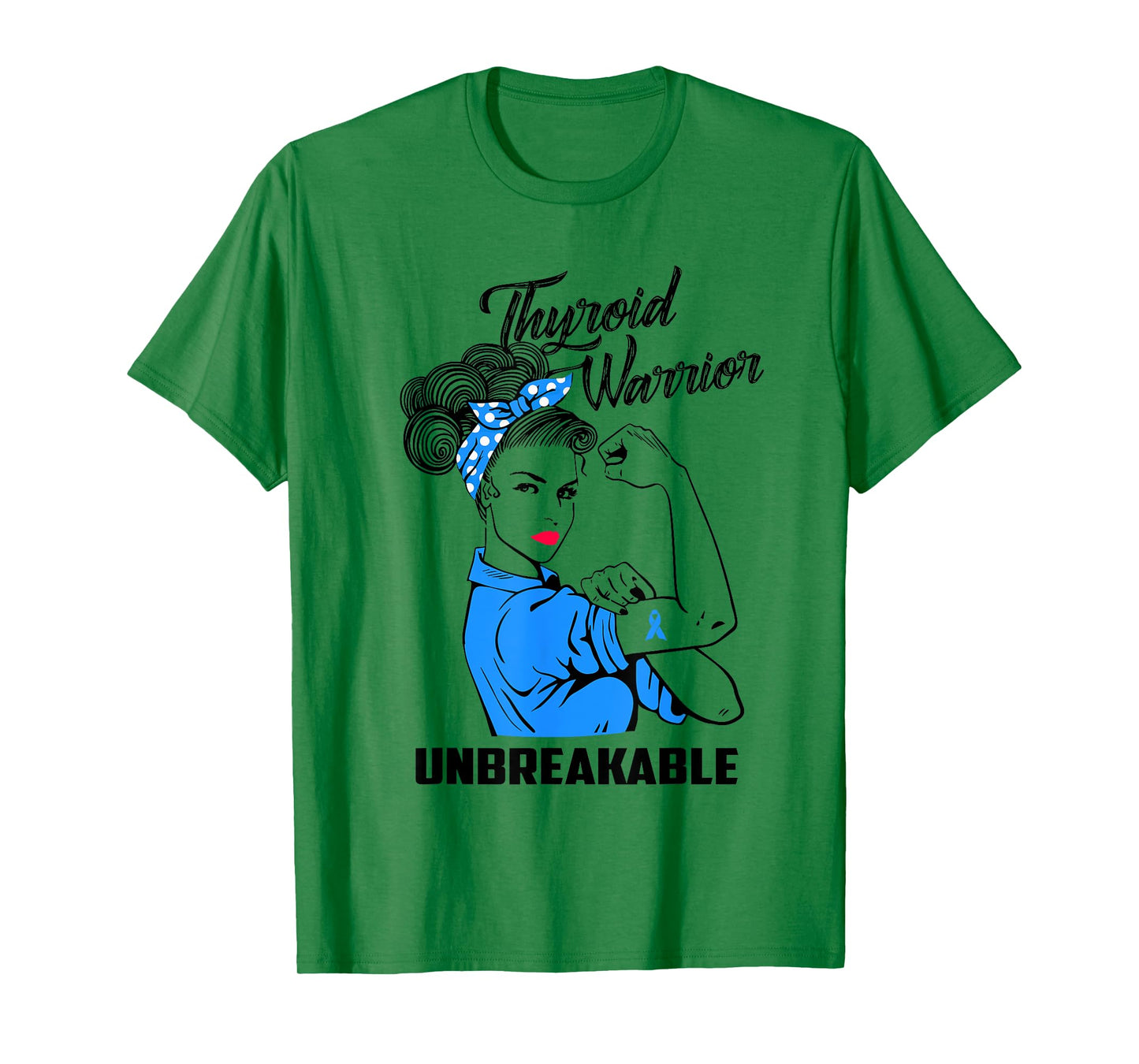 Thyroid Warrior Unbreakable T-Shirt Thyroid Awareness Gift T-Shirt
