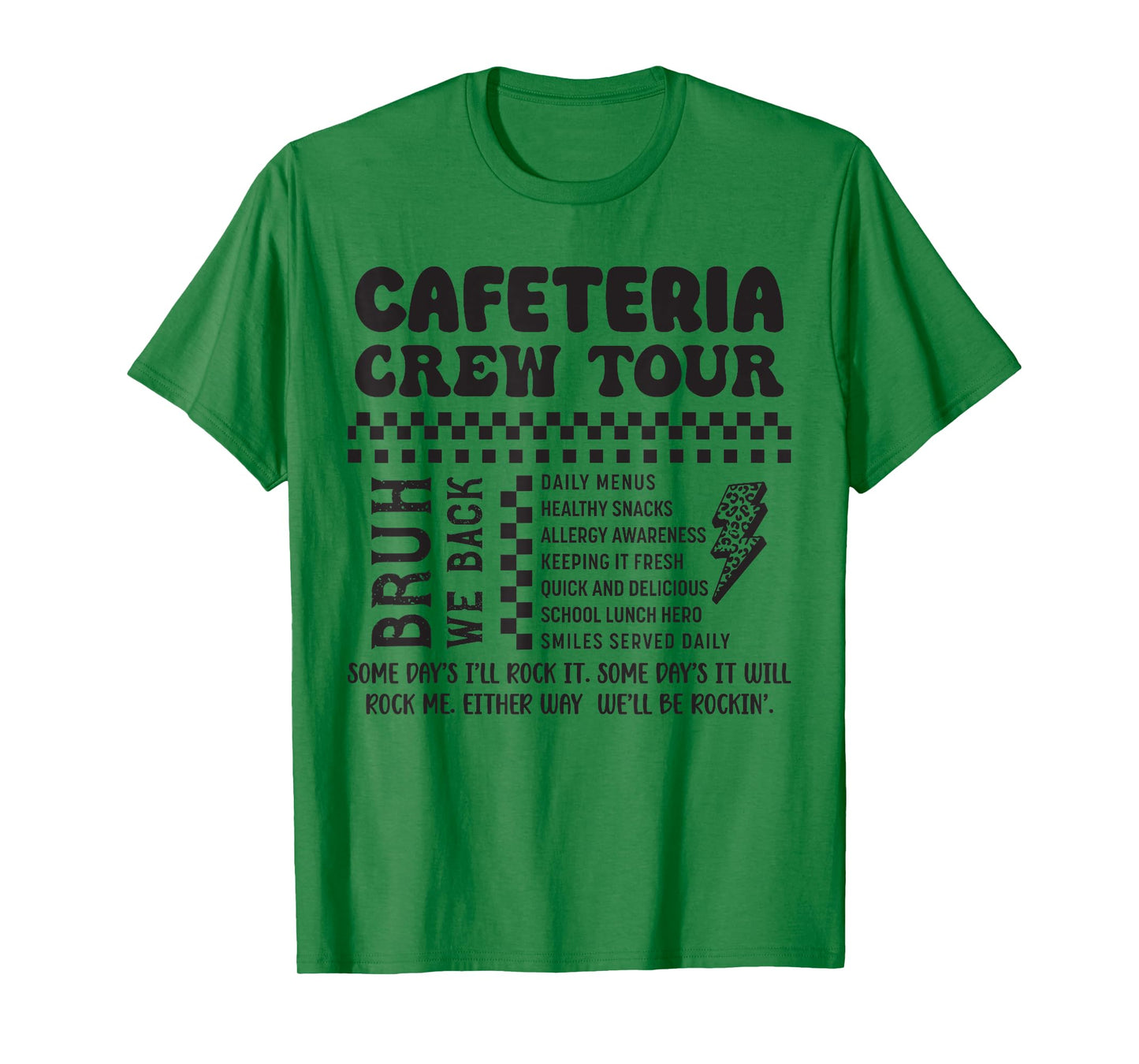 Cafeteria Crew Tour School Lunch Lady Cafeteria Worker T-Shirt