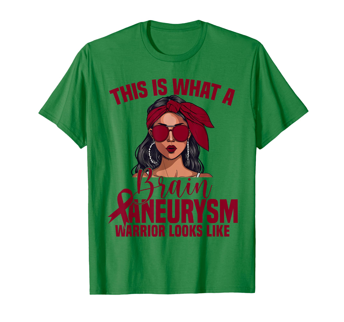 Brain Aneurysm Warrior Women Fight Awareness Brain Aneurysm T-Shirt