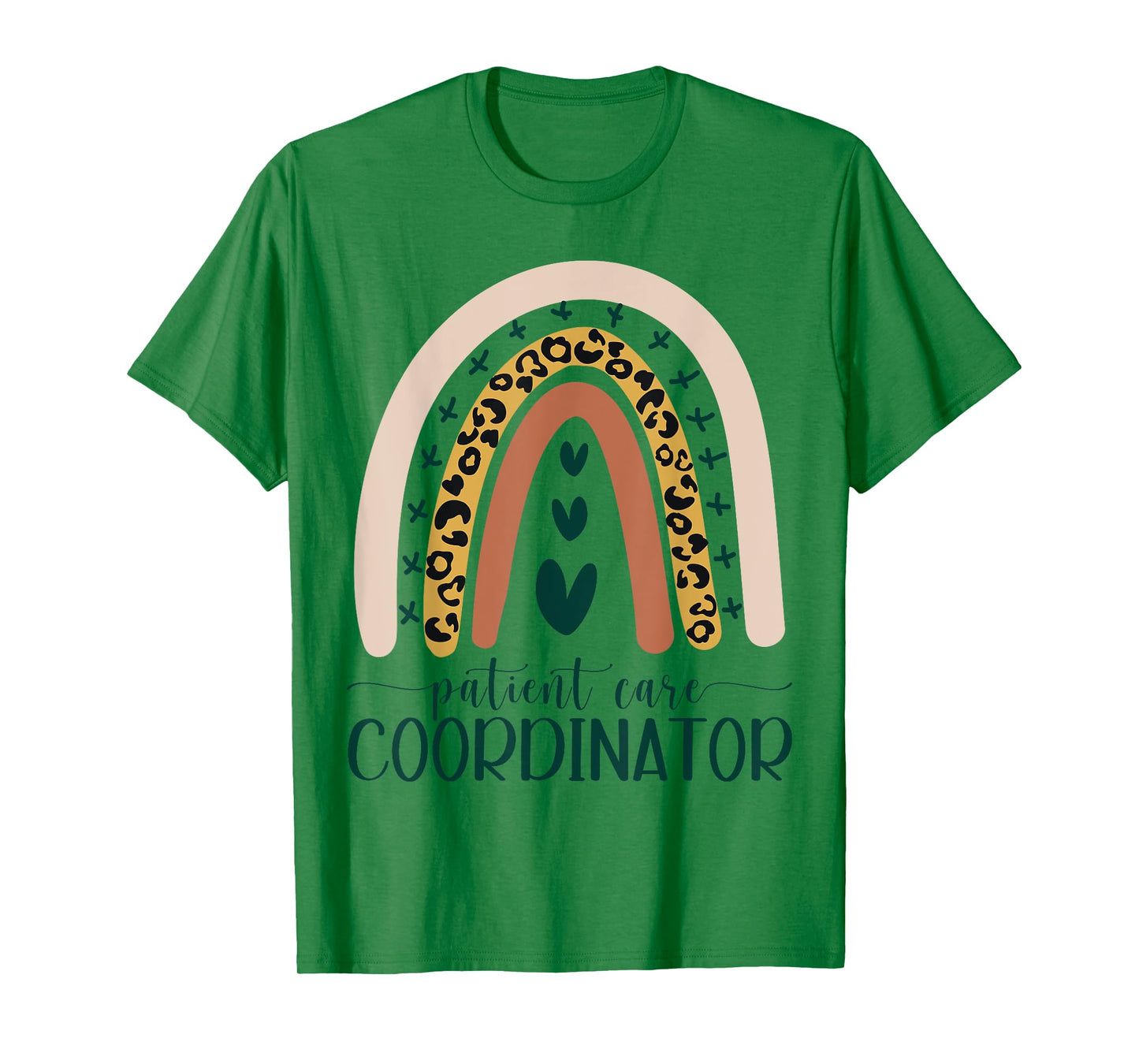 Patient Care Coordinator Appreciation Leopard Rainbow Cute T-Shirt