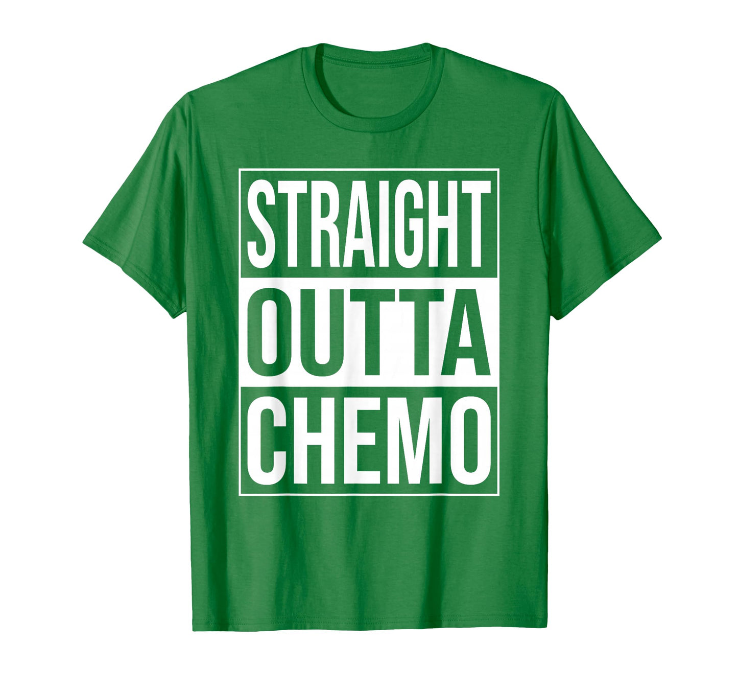 STRAIGHT OUTTA CHEMO CHEMOTHERAPY CANCER TREATMENT PINK T-Shirt