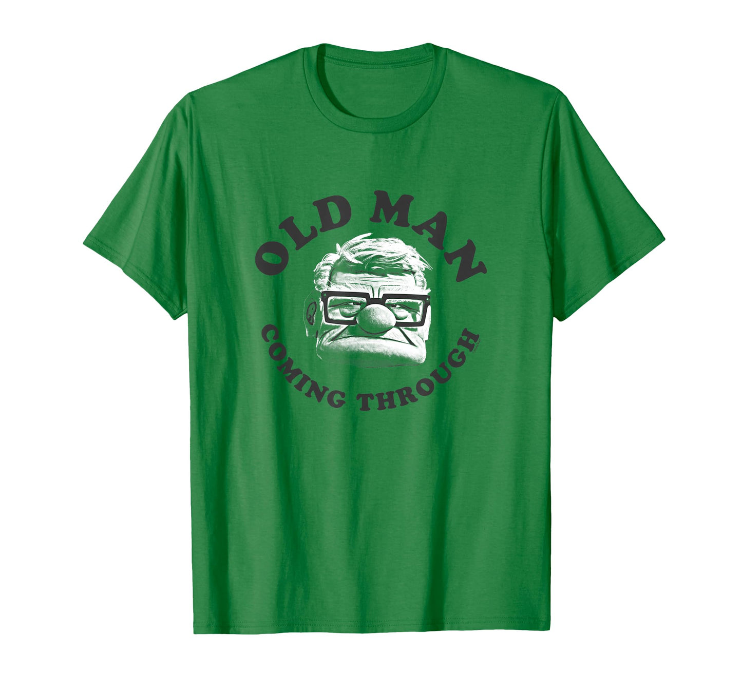 Disney Pixar Up Old Man Coming Through Vintage Carl Face T-Shirt