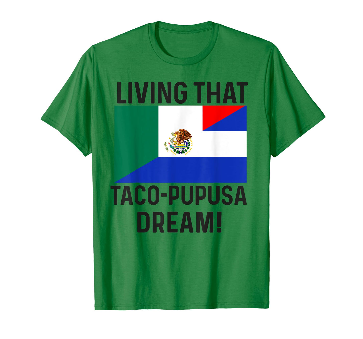 Half Salvadorian Half Mexican flag mexico and Salvadoran T-Shirt