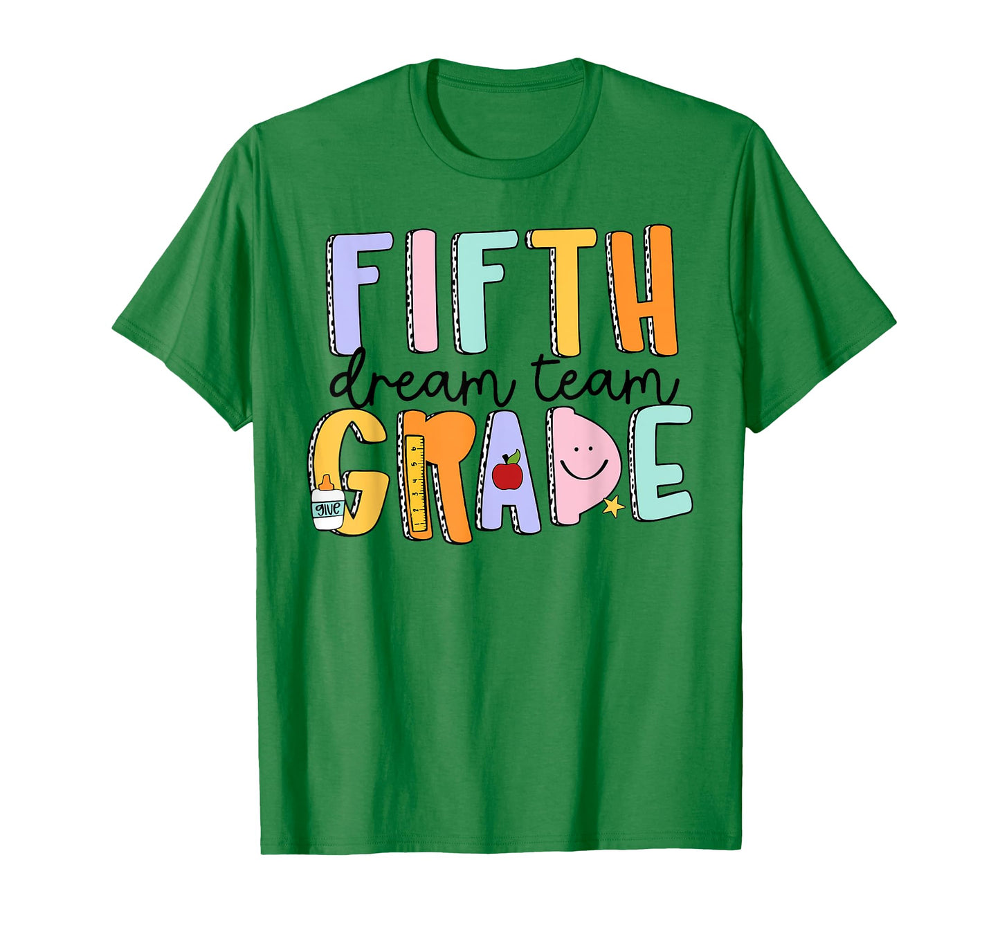 Fifth Grade Dream Team 5th Grade Teachers Back To School T-Shirt for Men Women Girls Kids