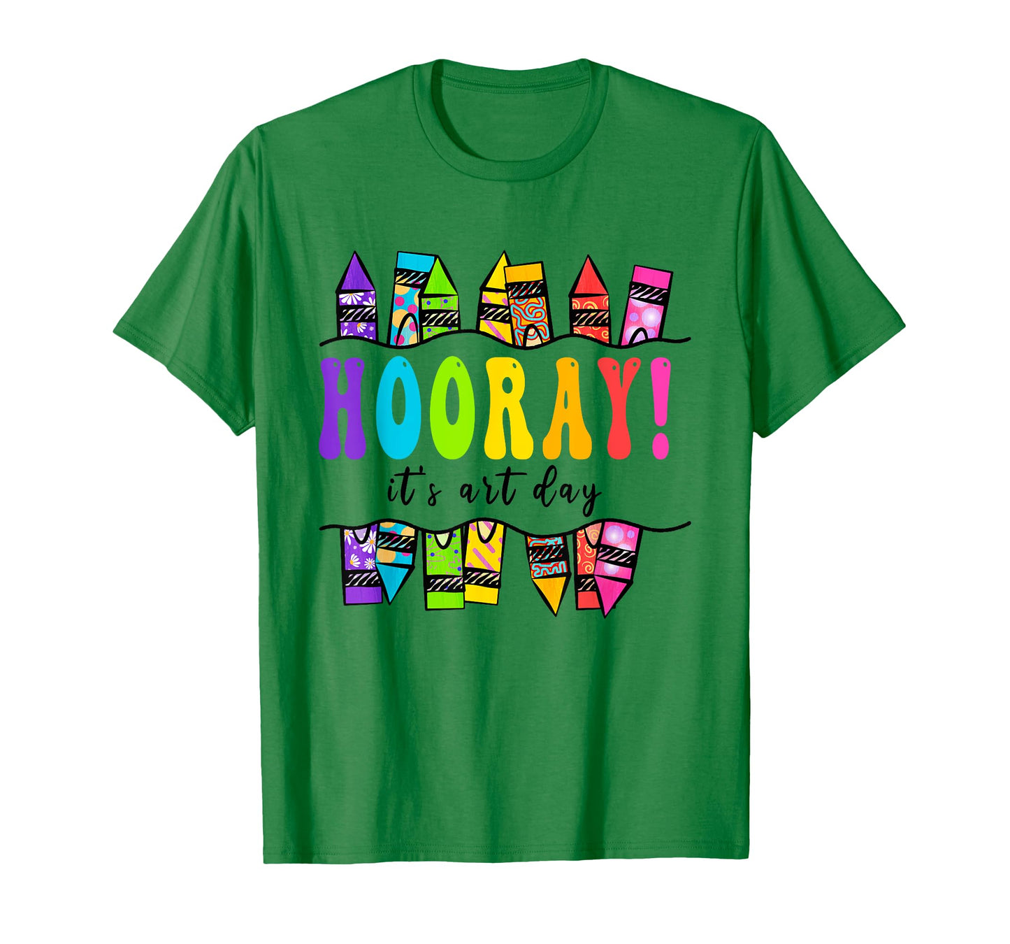 Back To School Hooray It's Art Day Art Teacher Art Artist T-Shirt